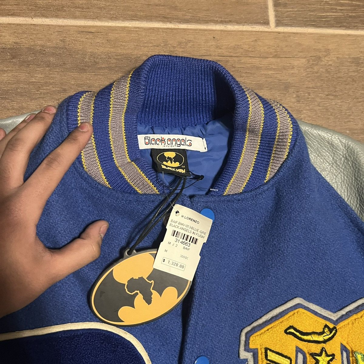 Other 1 of 1 Black Angels In Flight Varsity Jacket Size US M / EU 48-50 / 2 - 6 Thumbnail