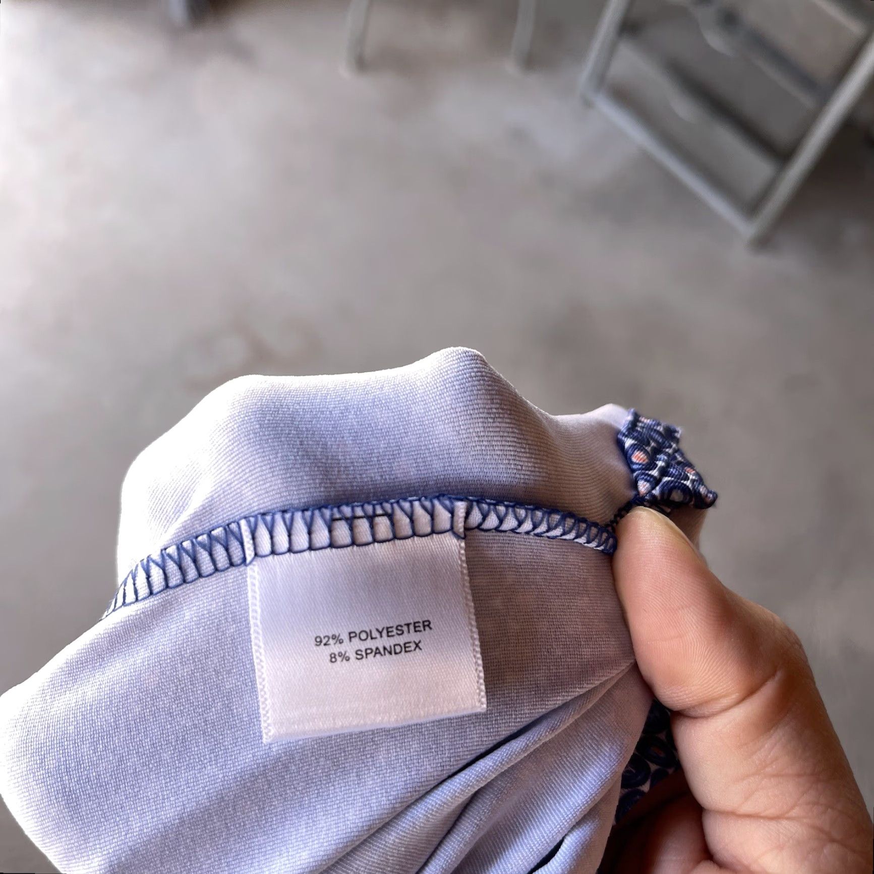 Peter Millar Peter Millar Polo Shirt Mens XL Blue Summer Comfort Golf Regular Short Sleeve Collared Geometric Pattern Sports Preppy Dog American Stretch Size US XL / EU 56 / 4 - 7 Thumbnail