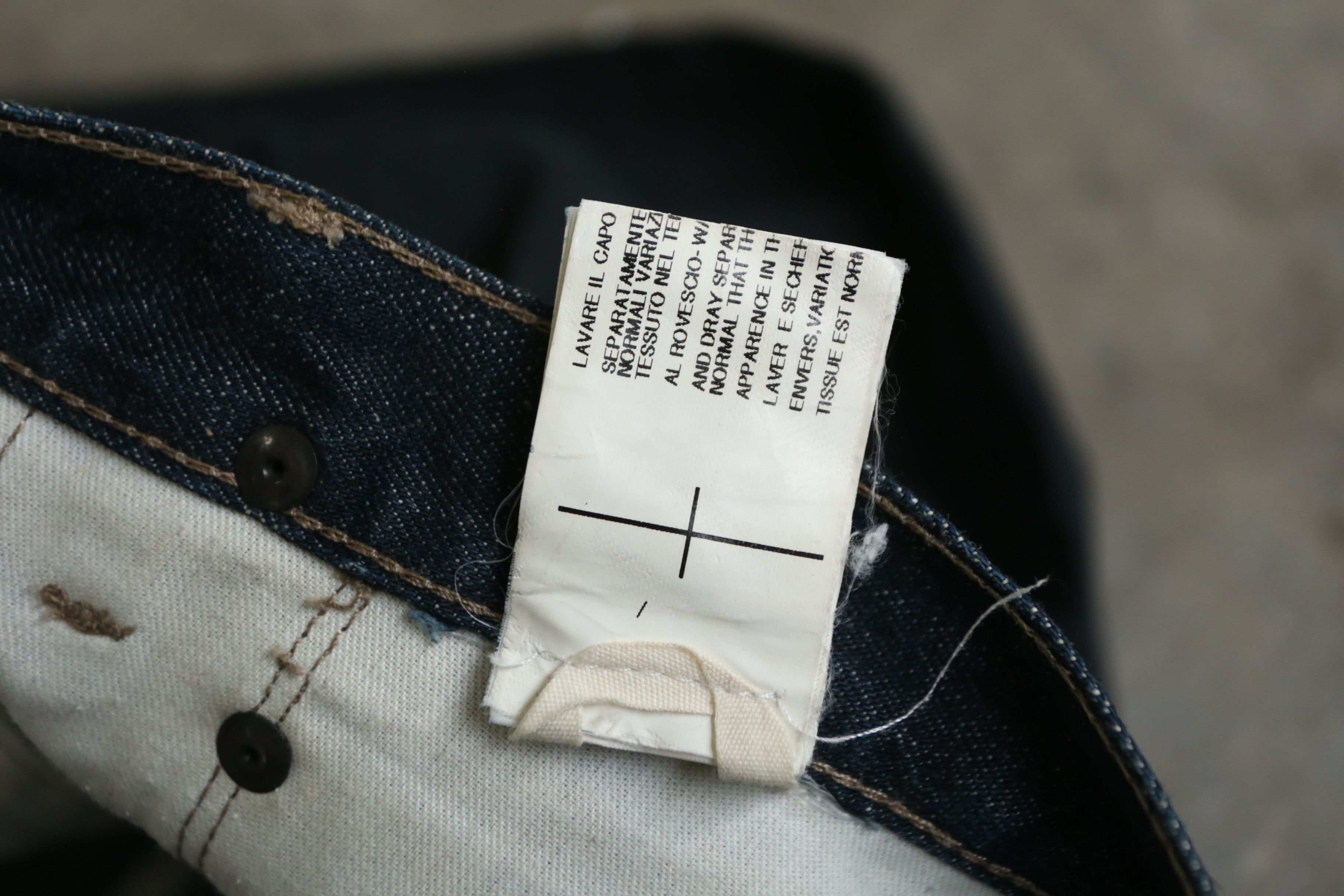 Rick Owens Drkshdw Rick Owens DRKSHDW - Torrence Cut Raw Denim Jean Size US 30 / EU 46 - 7 Thumbnail