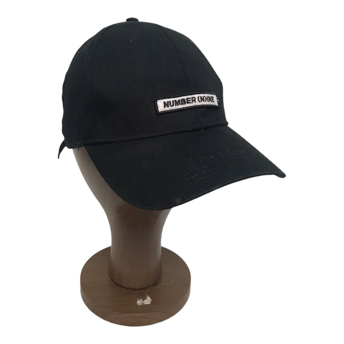 Japanese Brand × Number (N)ine Number (N)ine Black Cap Size ONE SIZE - 1 Thumbnail