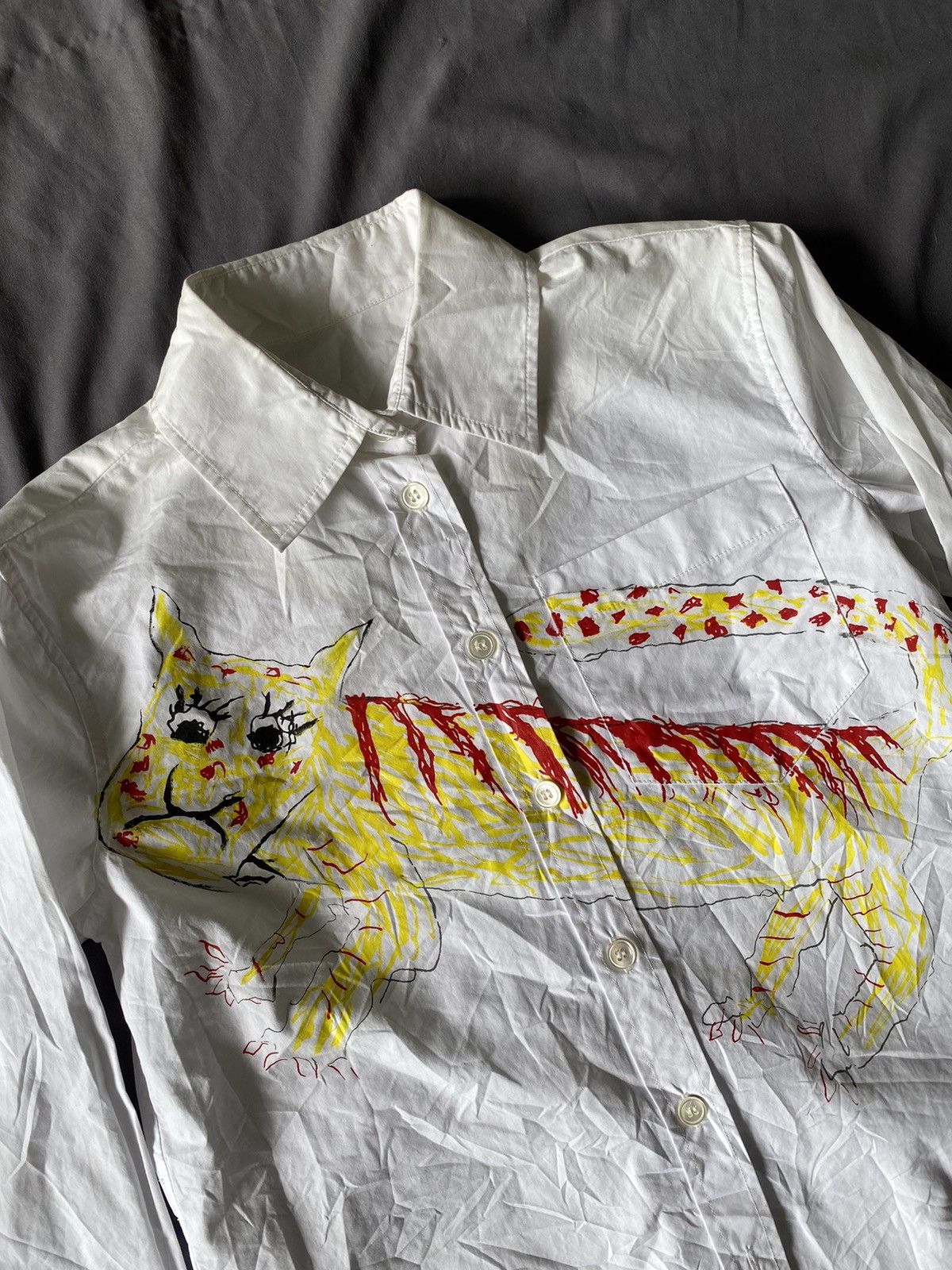 Designer × Marni Marni x Maria Magdalena Tiger Sketch shirt Size XS / US 0-2 / IT 36-38 - 2 Thumbnail