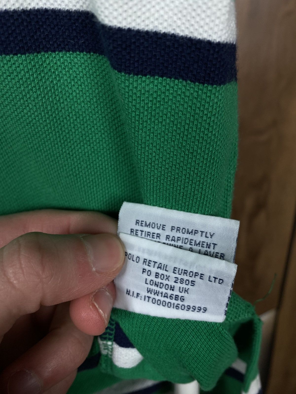 Polo Ralph Lauren 🎠Vintage 90s Polo T-Shirt Polo Ralph Lauren Striped VTG Tee🎠 Size US M / EU 48-50 / 2 - 12 Thumbnail