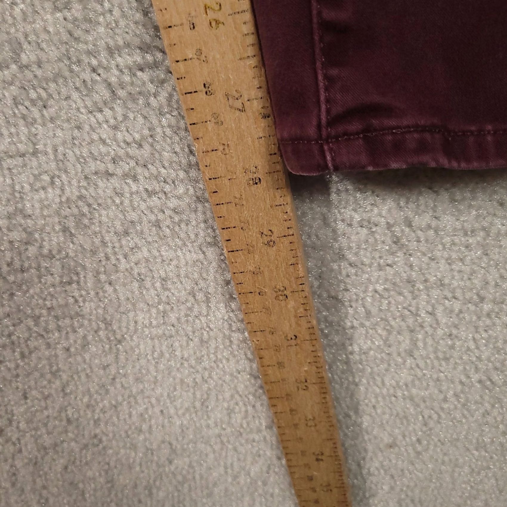 Levi's Levi's 311 Jeans Women's Size 26 Burgundy Mid-Rise Shaping Skinny Denim Size 26" / US 2 / IT 38 - 6 Thumbnail