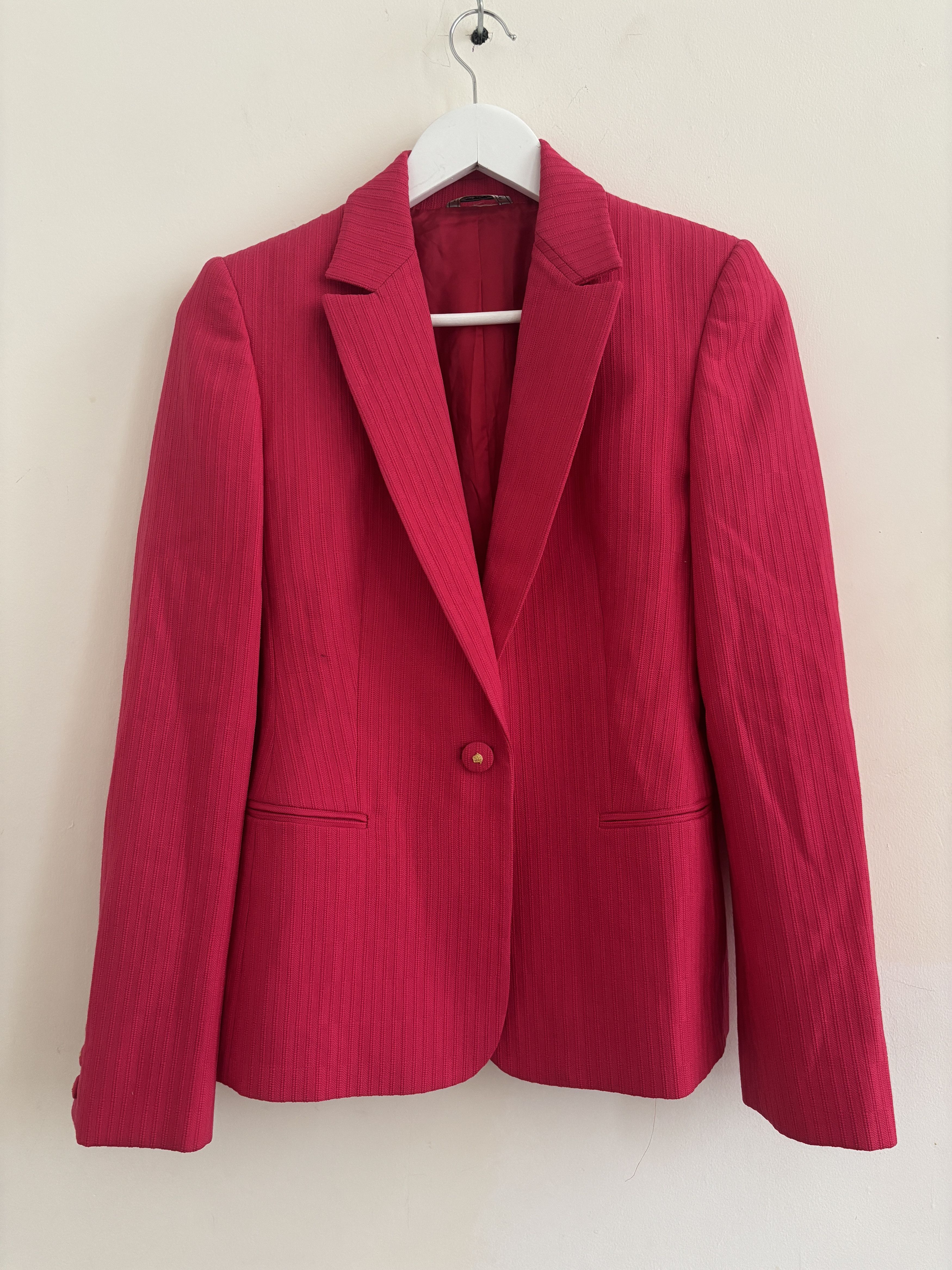Versace Versace Pink Blazer Size S / US 4 / IT 40 - 1 Thumbnail