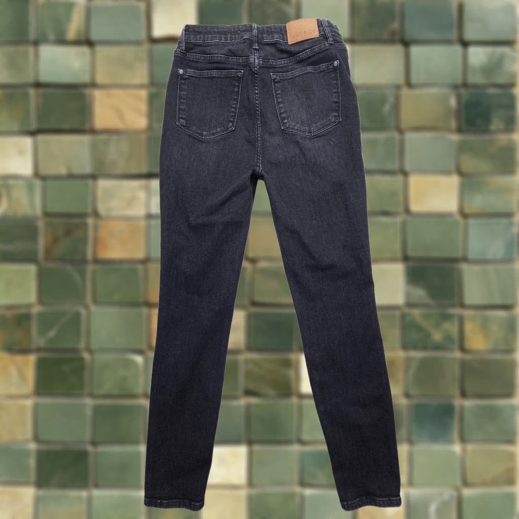 Vintage Judy Blue Skinny Fit Jeans Womens 9 29 High Rise Black Stretch Denim 28" Insm Size 29" - 1 Thumbnail