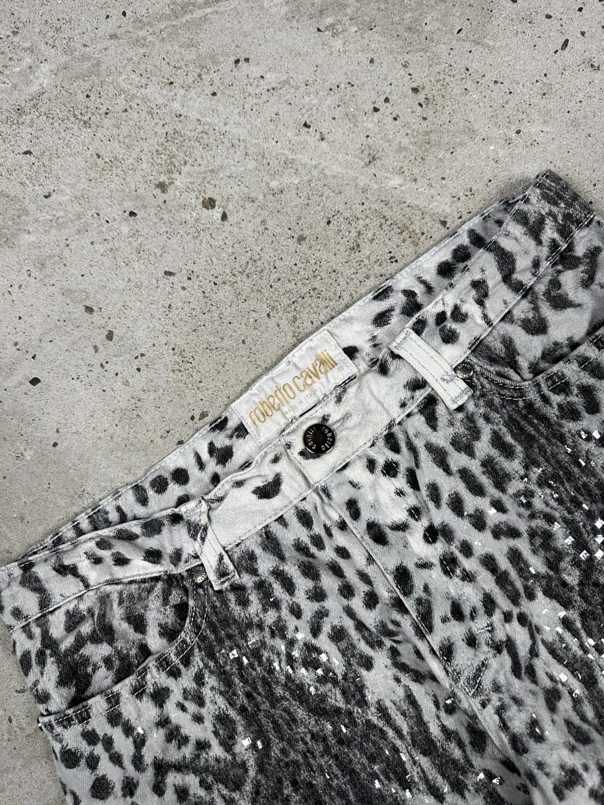Roberto Cavalli Vintage SS2000 Roberto Cavalli Leopard Skin Print Pants Size 25" / US 0 / IT 36 - 11 Thumbnail
