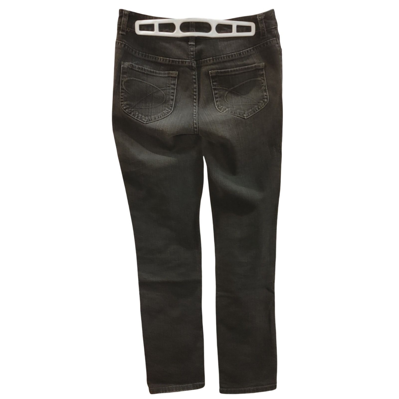 Chicos Chico's Platinum Women's 00R Black Denim Skinny Jeans Size 24" / US 00 / IT 34 - 2 Thumbnail