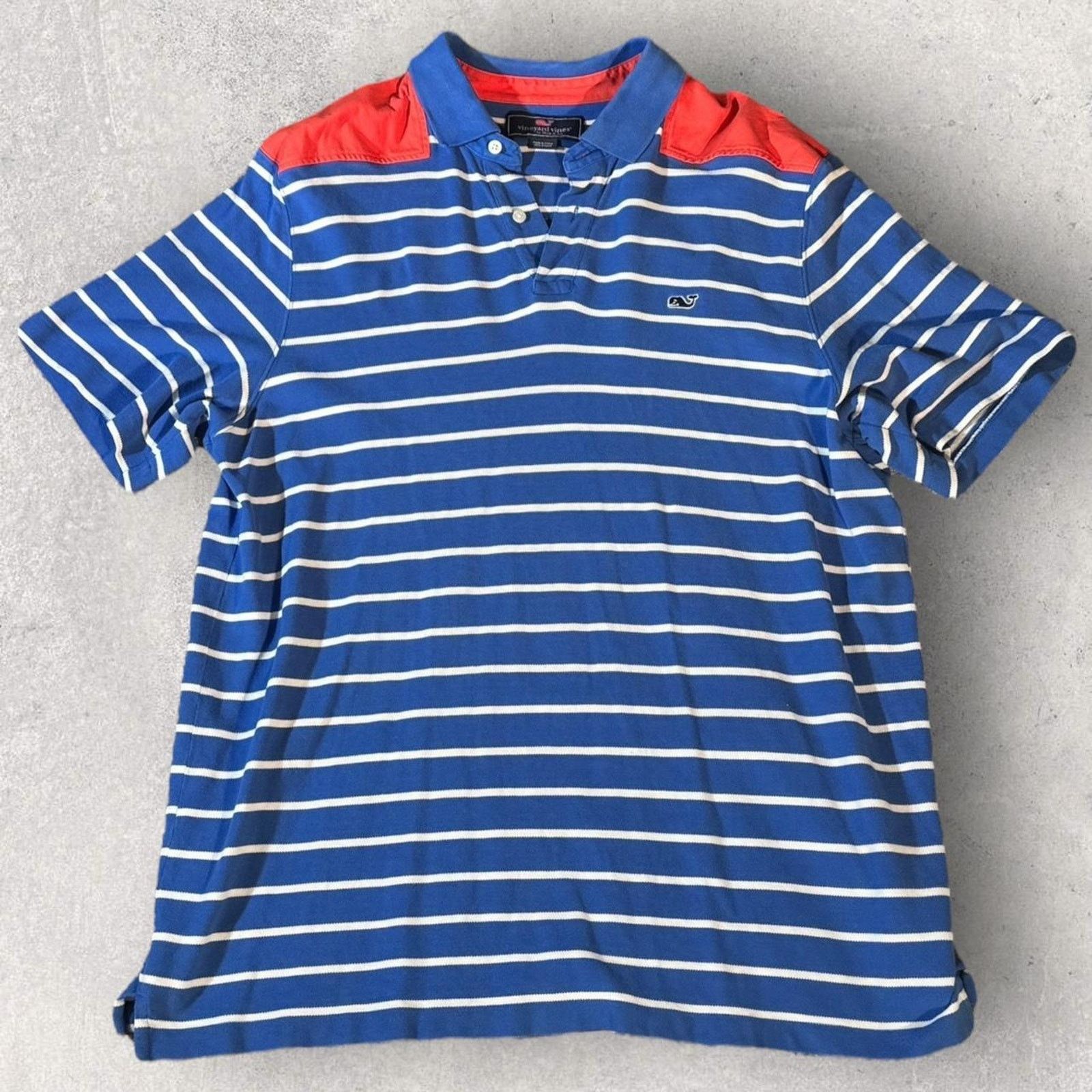 Vineyard Vines Blue & white striped Vineyard Vines polo shirt Size US XL / EU 56 / 4 - 2 Thumbnail