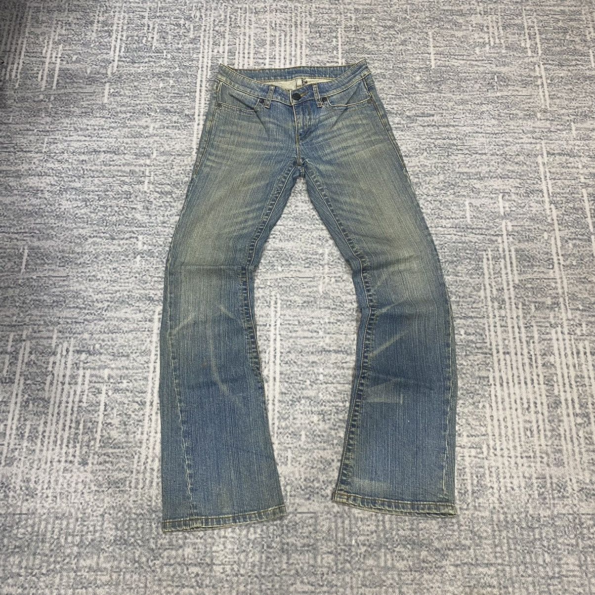 Hysteric Glamour × Japanese Brand × Le Grande Bleu (L.G.B.) Flare☠️BCBGMAXAZRIA Mud Wash Bootcut Punk Cowboy Vintage Size US 30 / EU 46 - 1 Thumbnail