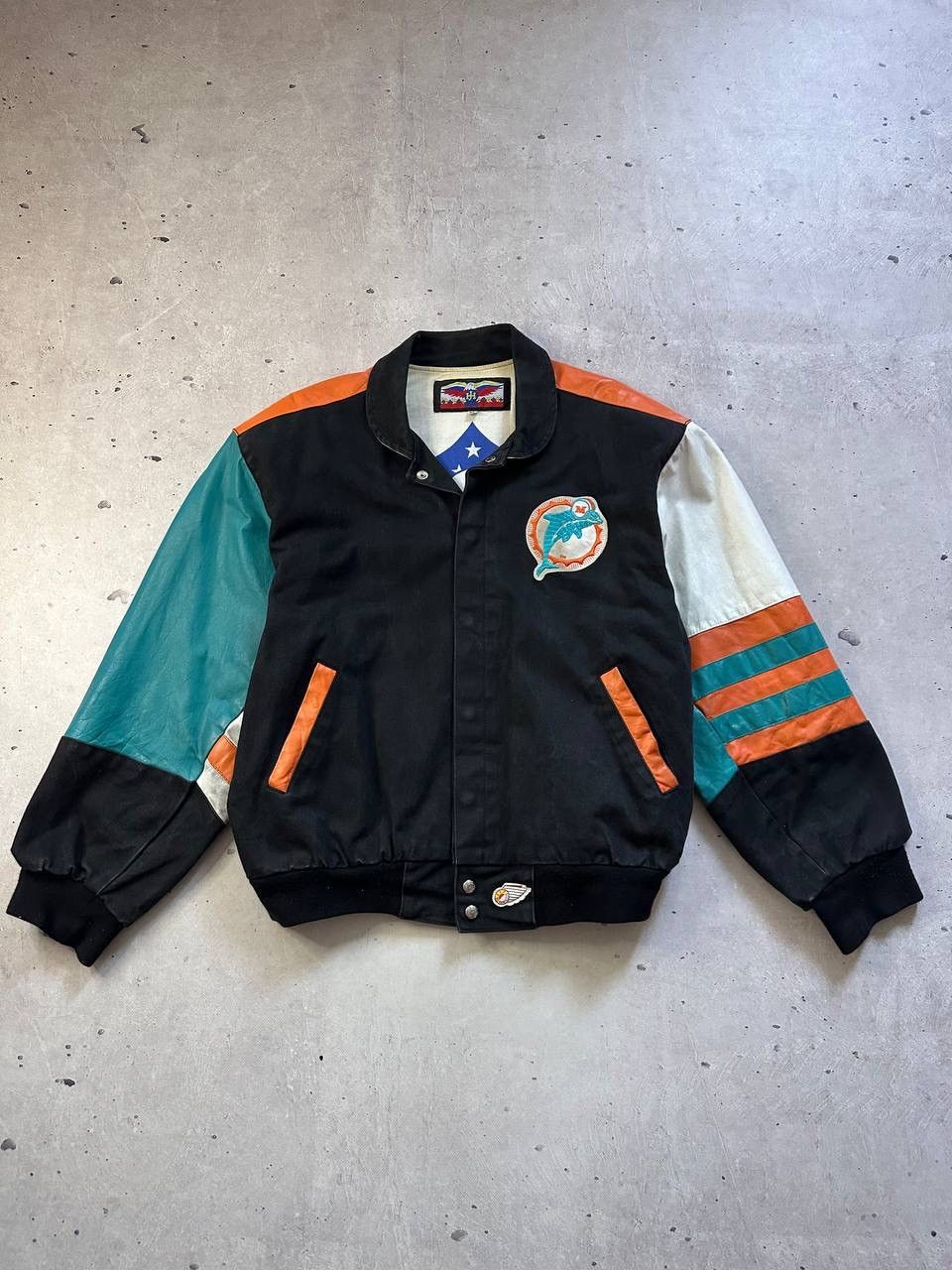 NFL Vintage Miami Dolphins NFL Leather Varsity Jacket XL USA Size US XL / EU 56 / 4 - 9 Thumbnail