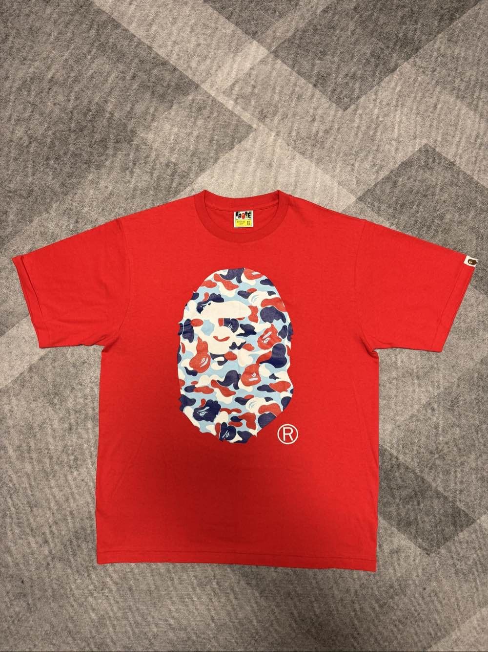 Bape A BATHING APE Camo Ape Head T-Shirt Size XL Size US XL / EU 56 / 4 - 1 Thumbnail