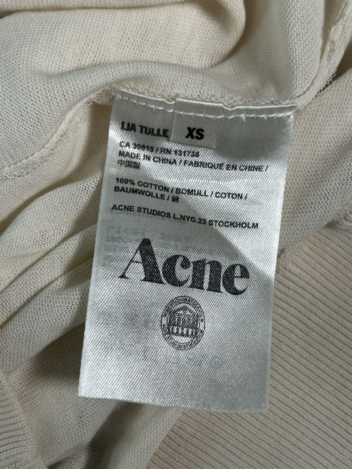 Acne Studios Mesh Net Double Layered Sweater Size US XS / EU 42 / 0 - 6 Thumbnail