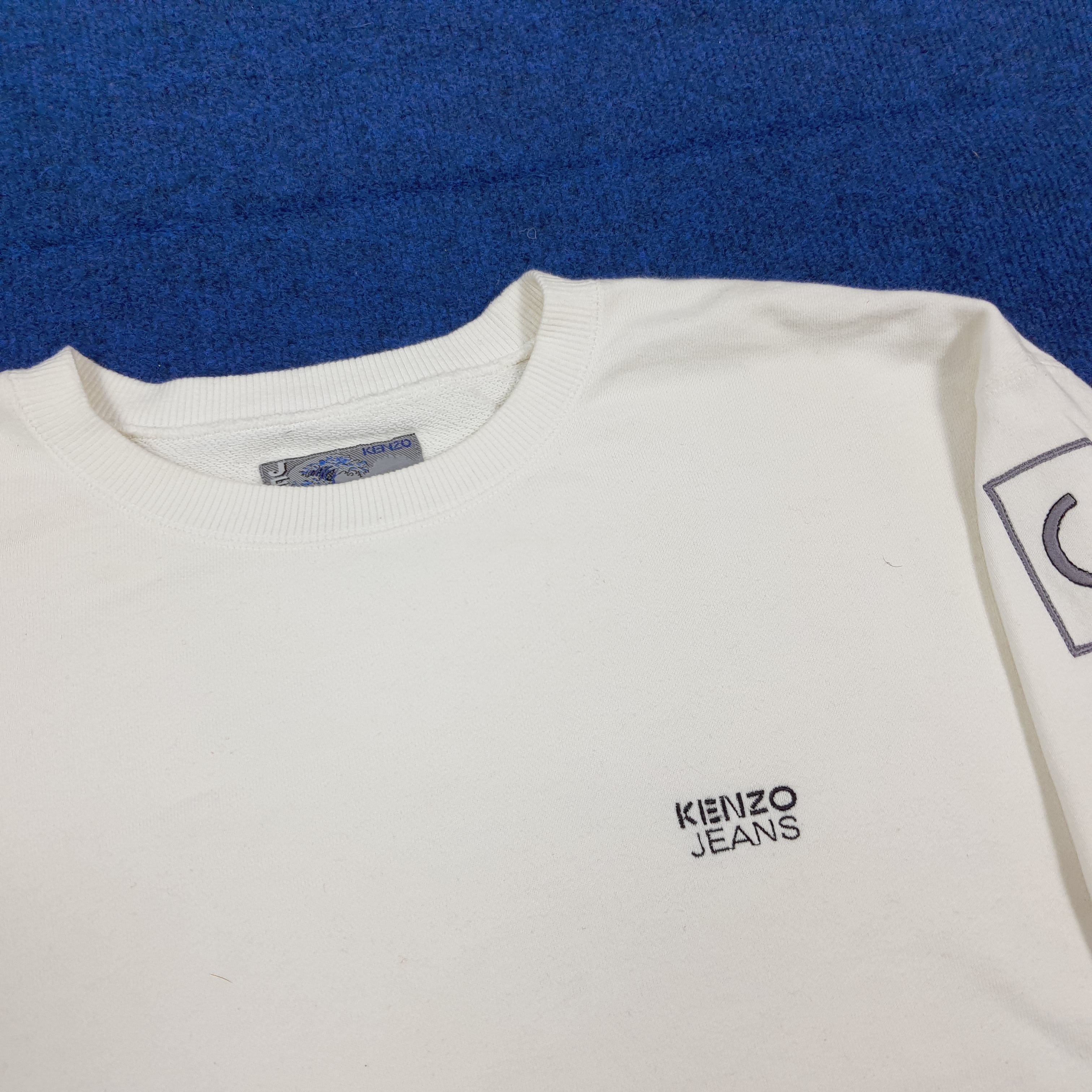 Kenzo Vintage Kenzo Jeans Big Logo Sweatshirt C304N19 Size US M / EU 48-50 / 2 - 4 Thumbnail