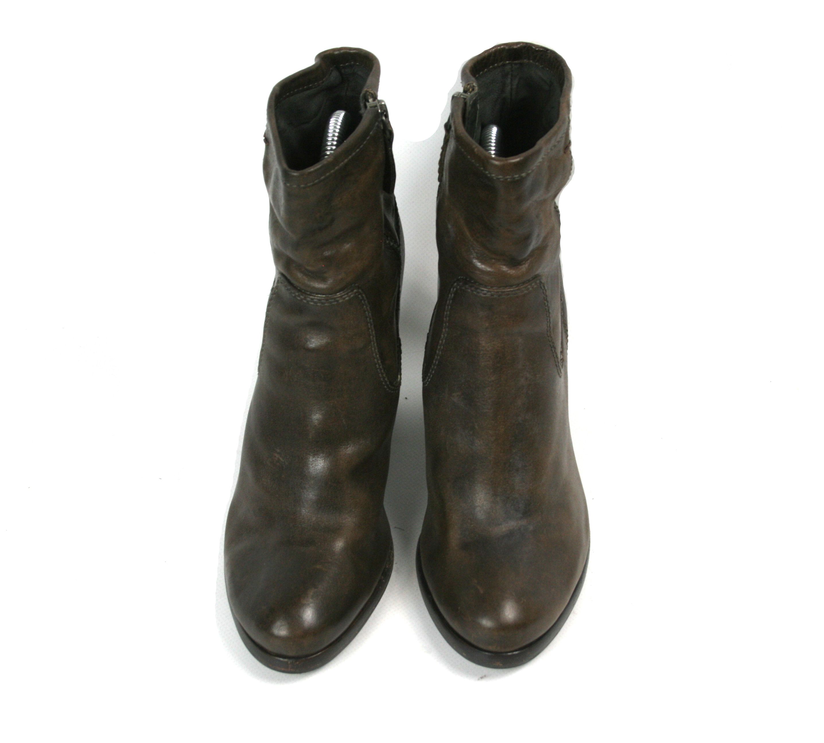 Frye Patty Artisan Zip Leather Boots Size US 7.5 / IT 37.5 - 6 Thumbnail