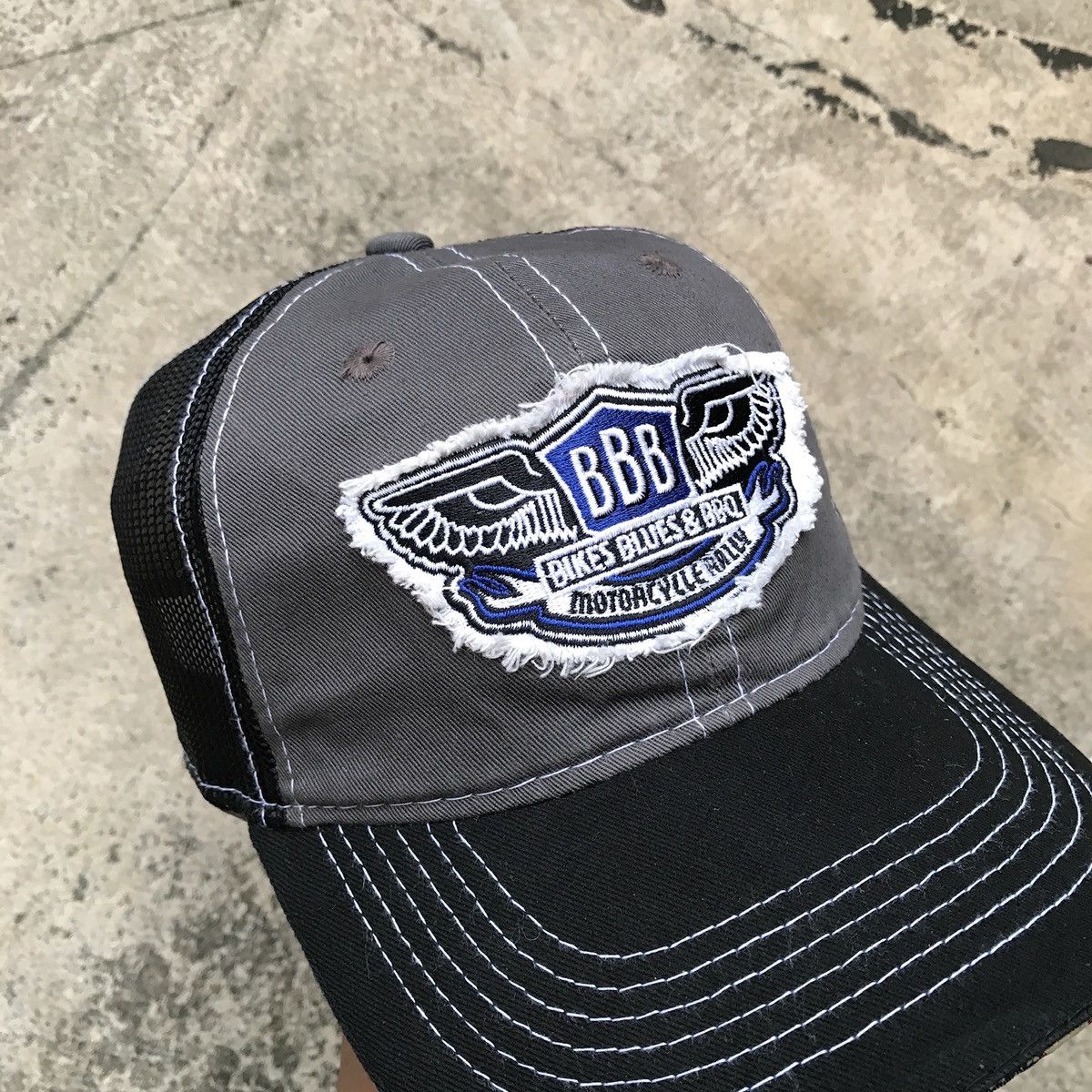 Fox Racing Patchwork BBB bikes hat with usa flag besides visor. Size ONE SIZE - 8 Thumbnail