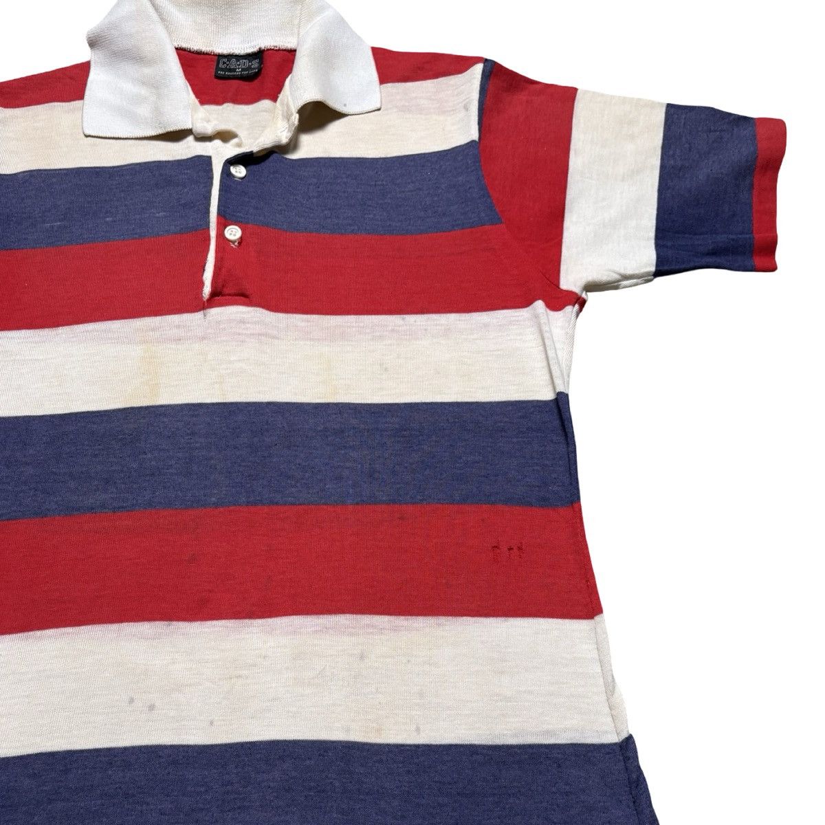 Other Vintage 60s 70s Cad Striped Polo Shirt USA Distressed M Size US M / EU 48-50 / 2 - 2 Thumbnail