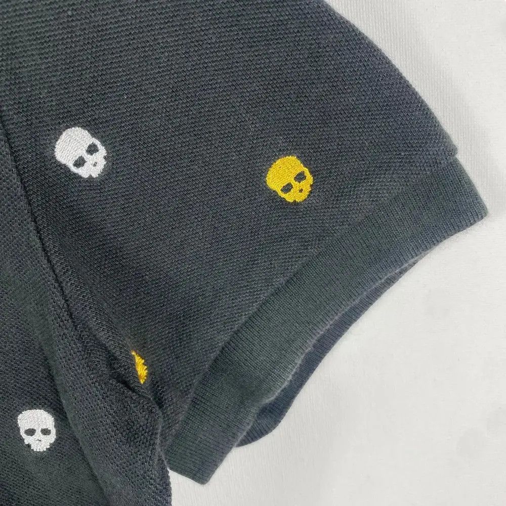 If Six Was Nine HYDROGEN Small Skulls Embroidery Full Print Polo Shirt Size US S / EU 44-46 / 1 - 3 Thumbnail