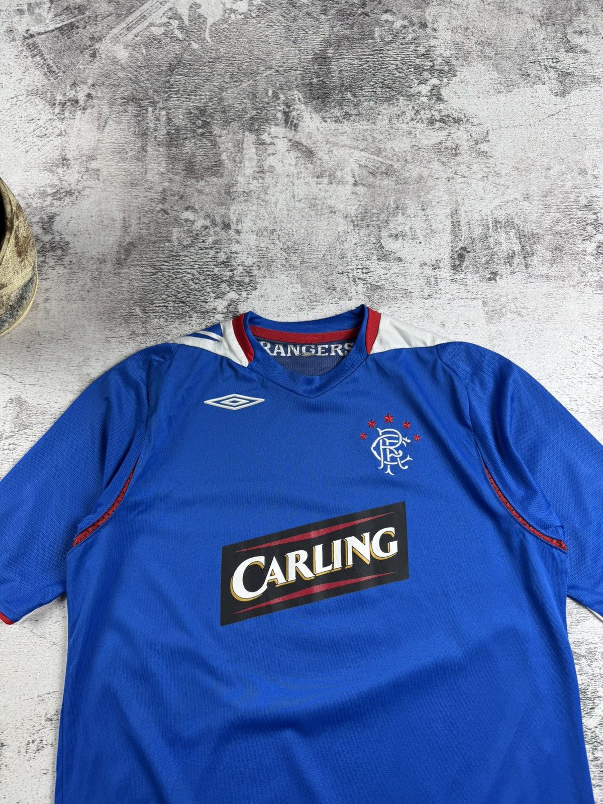 Umbro Rangers Glasgow 2006/2007 Blue Home Umbro Soccer Football T Shirt Jersey Kit Size US S / EU 44-46 / 1 - 6 Thumbnail