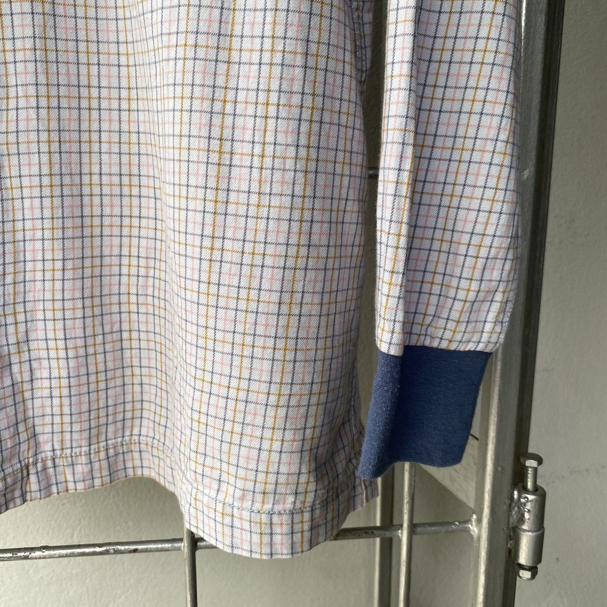 Ne-Net Né-net Checkered Long Sleeve Shirt with Bear Embroidery Size US M / EU 48-50 / 2 - 6 Thumbnail