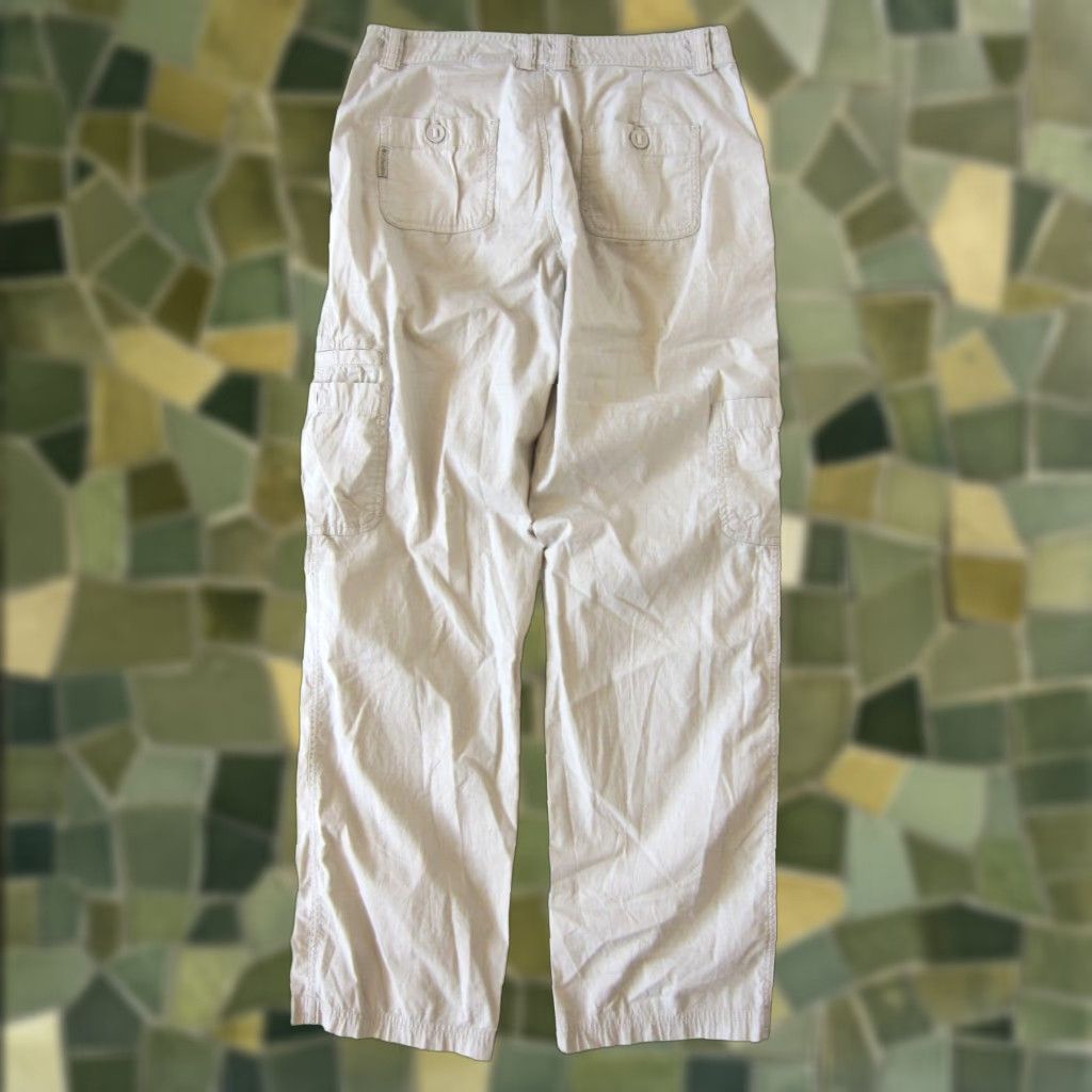 Vintage Columbia Women Pants Cargo Chino Pocket 100% Cotton Brown Beige 6 Size 28" / US 6 / IT 42 - 1 Thumbnail