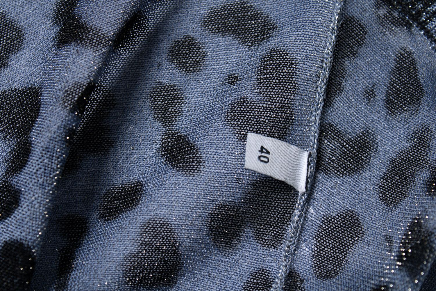 Dolce & Gabbana Dolce & Gabbana, leopard lurex cardigan in blue Size XS / US 0-2 / IT 36-38 - 5 Thumbnail