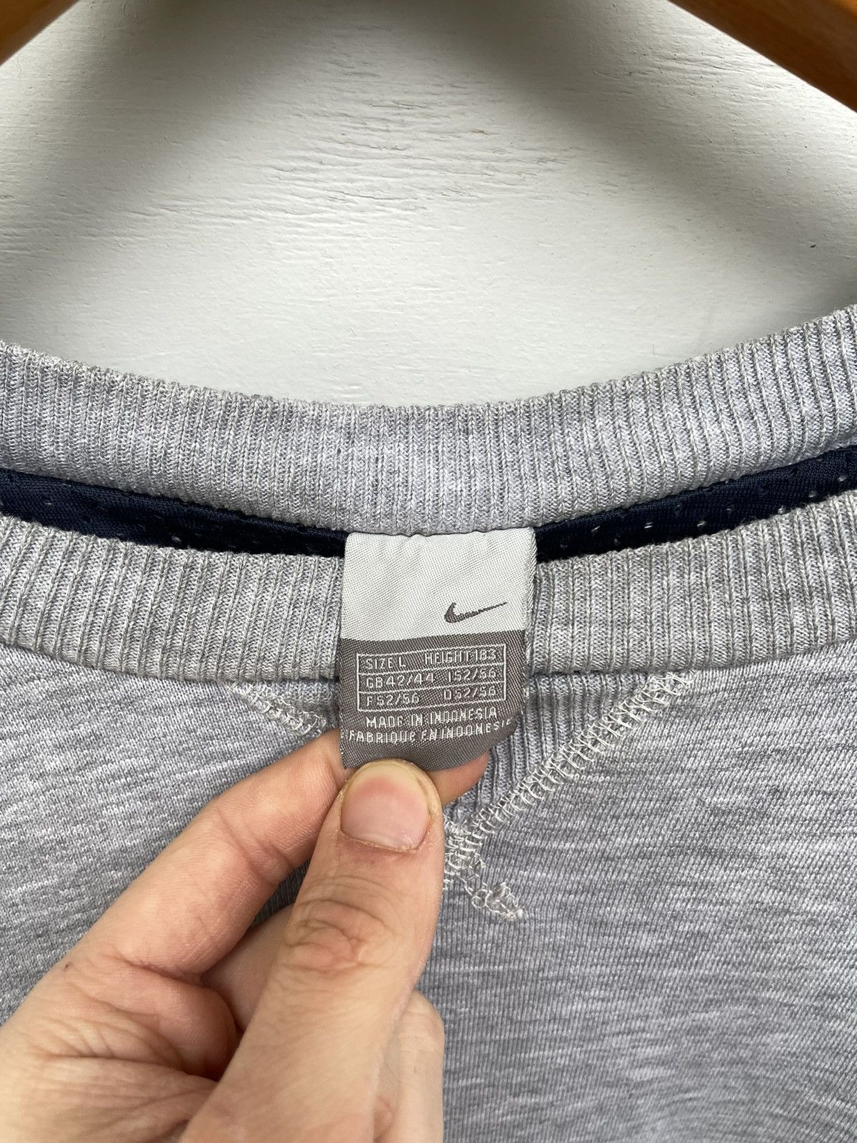Nike Nike Vintage Crewneck Sweatshirt Gray Tag Big Swoosh Logo Size US L / EU 52-54 / 3 - 6 Thumbnail