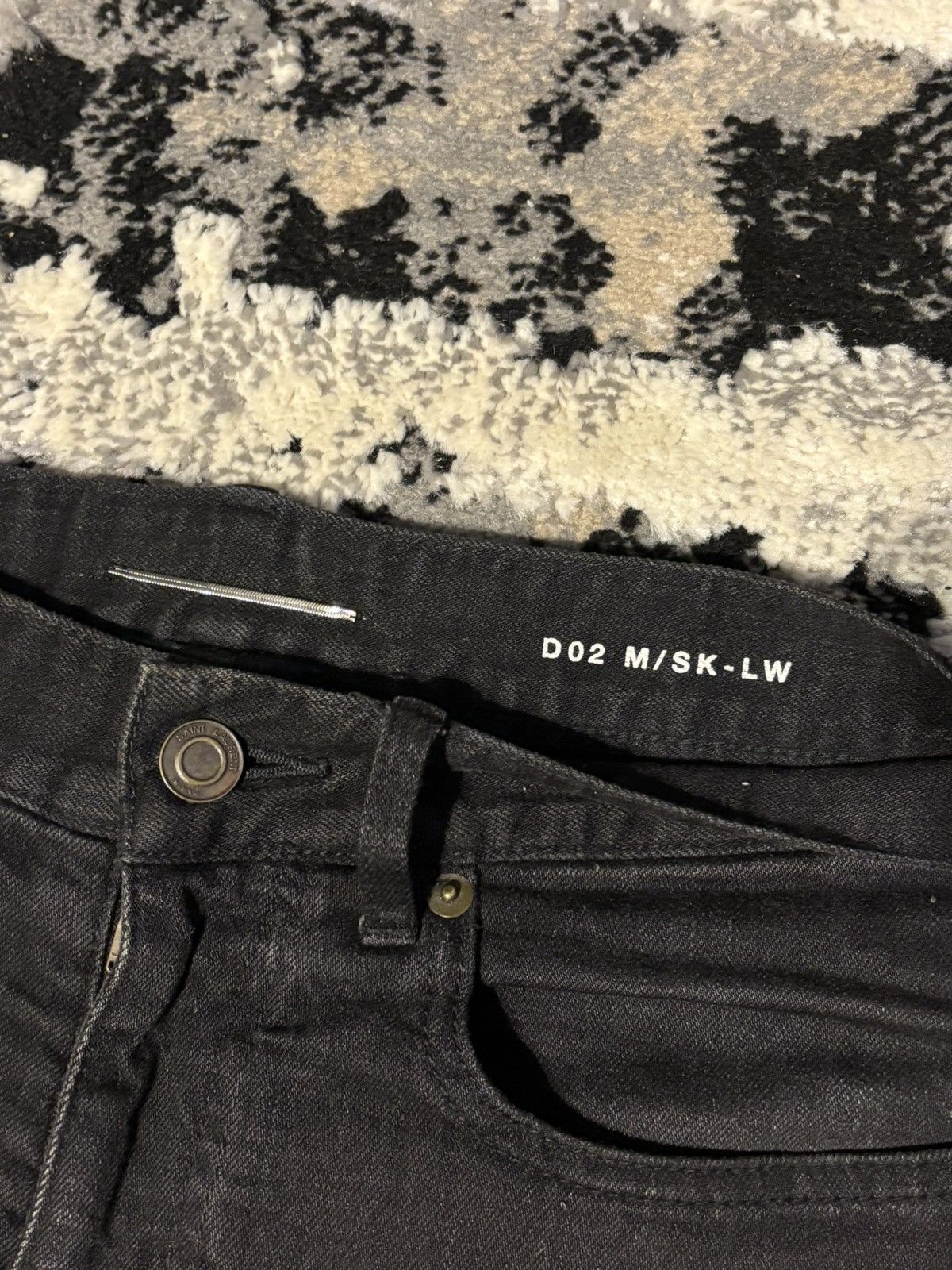 Saint Laurent Paris Aw14 slp knifecut denim Size US 27 - 2 Thumbnail