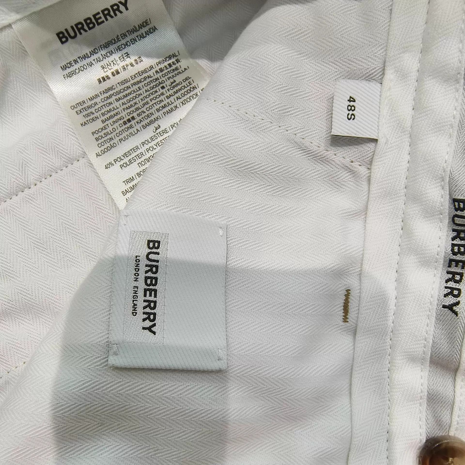Burberry Burberry men's 48s back logo short Size US 32 / EU 48 - 3 Thumbnail