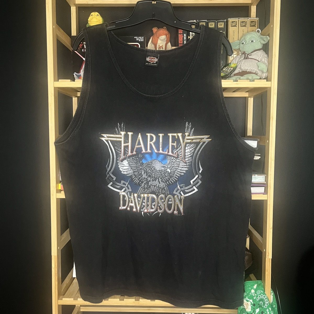 Harley Davidson Vintage 2000 Graphic Tank Top size large Eagle Flames Size US L / EU 52-54 / 3 - 1 Thumbnail
