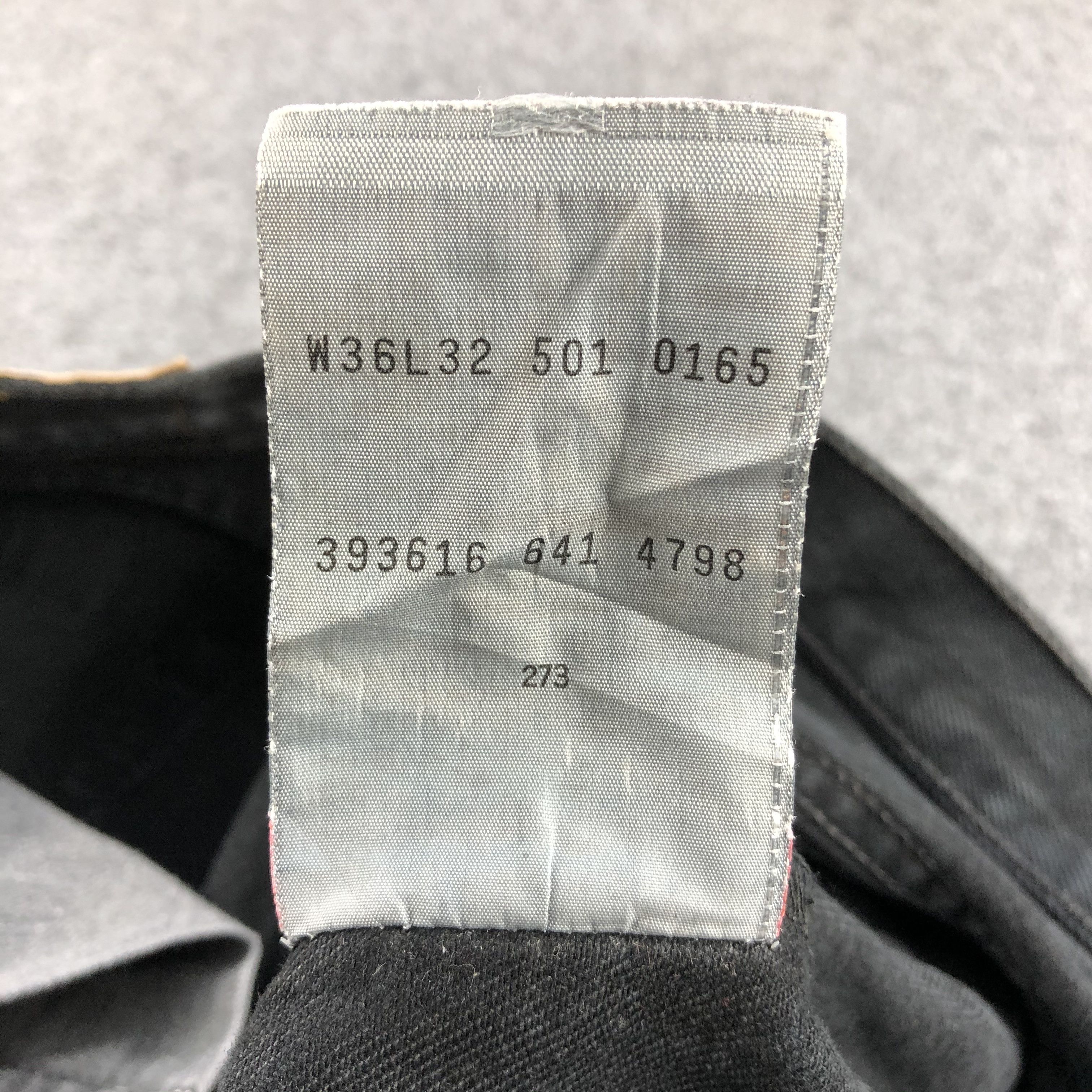 Levi's Vintage 90s Distress Levis 501 Jeans-J1423 Size US 35 - 13 Thumbnail