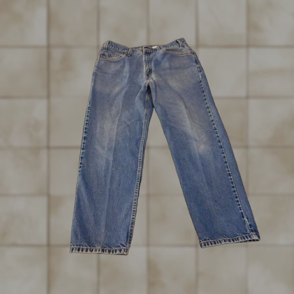 Levi's Levi's 550 Jeans Mens 36x29 Blue Relaxed Fit Denim Straight Leg Medium Wash Pants Jeans Clothing Mens Size US 36 / EU 52 - 1 Thumbnail