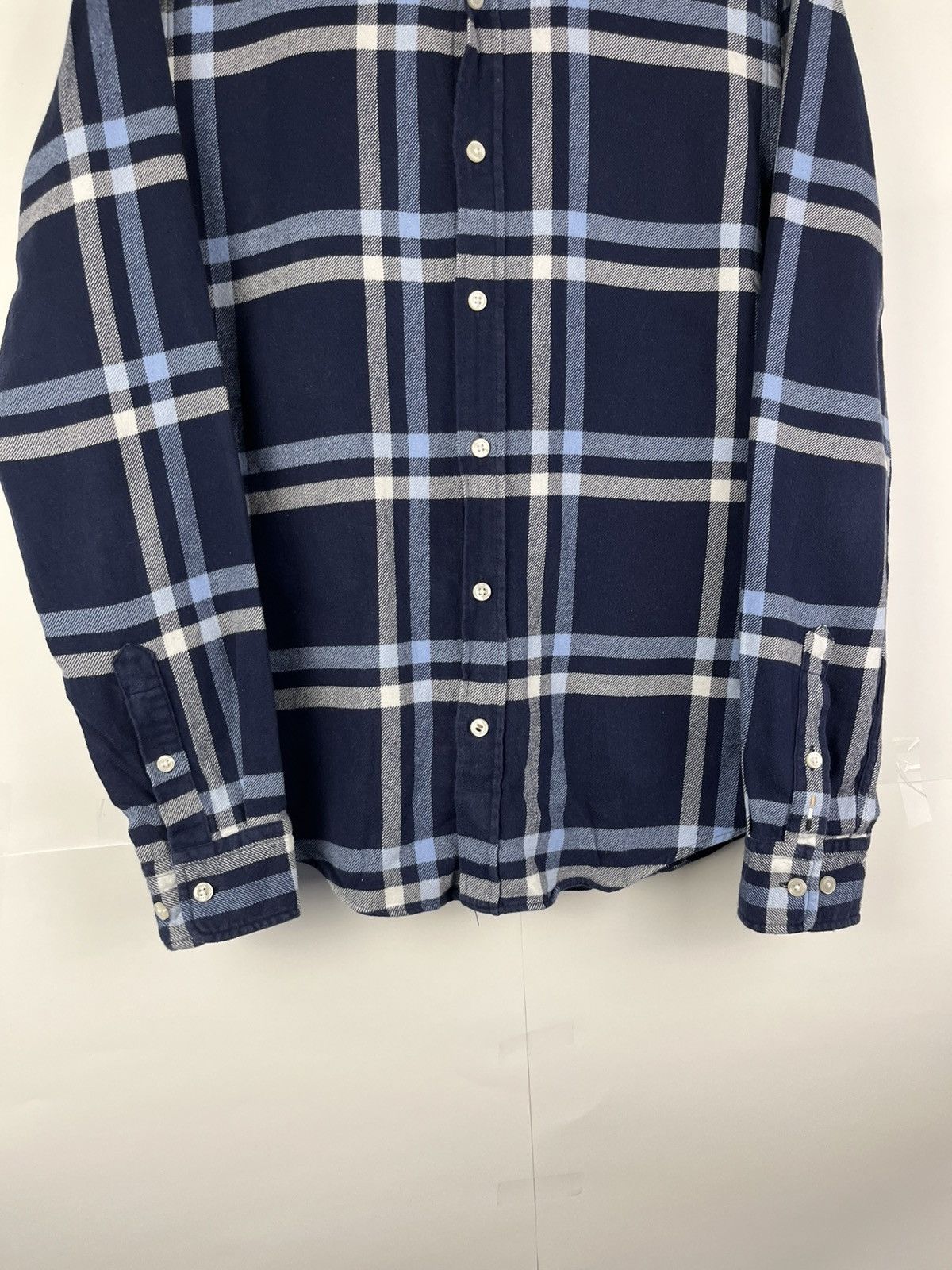 Hugo Boss Hugo Boss Streetwear Plaid Cotton Shirt Button Up Size US S / EU 44-46 / 1 - 4 Thumbnail