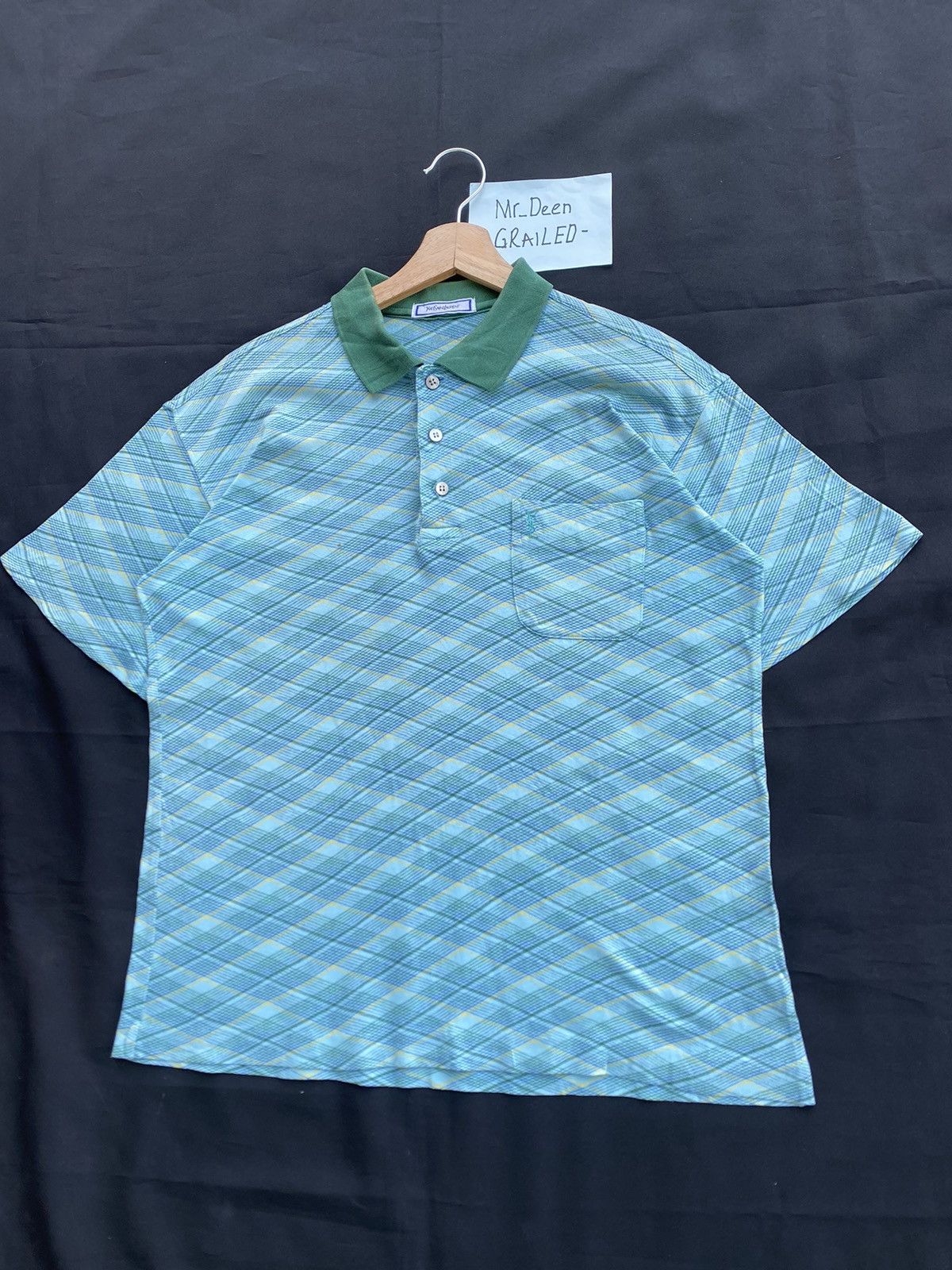 Yves Saint Laurent Rare Vintage 90s Yves Saint Laurent YSL Polo Shirt Size US M / EU 48-50 / 2 - 3 Thumbnail
