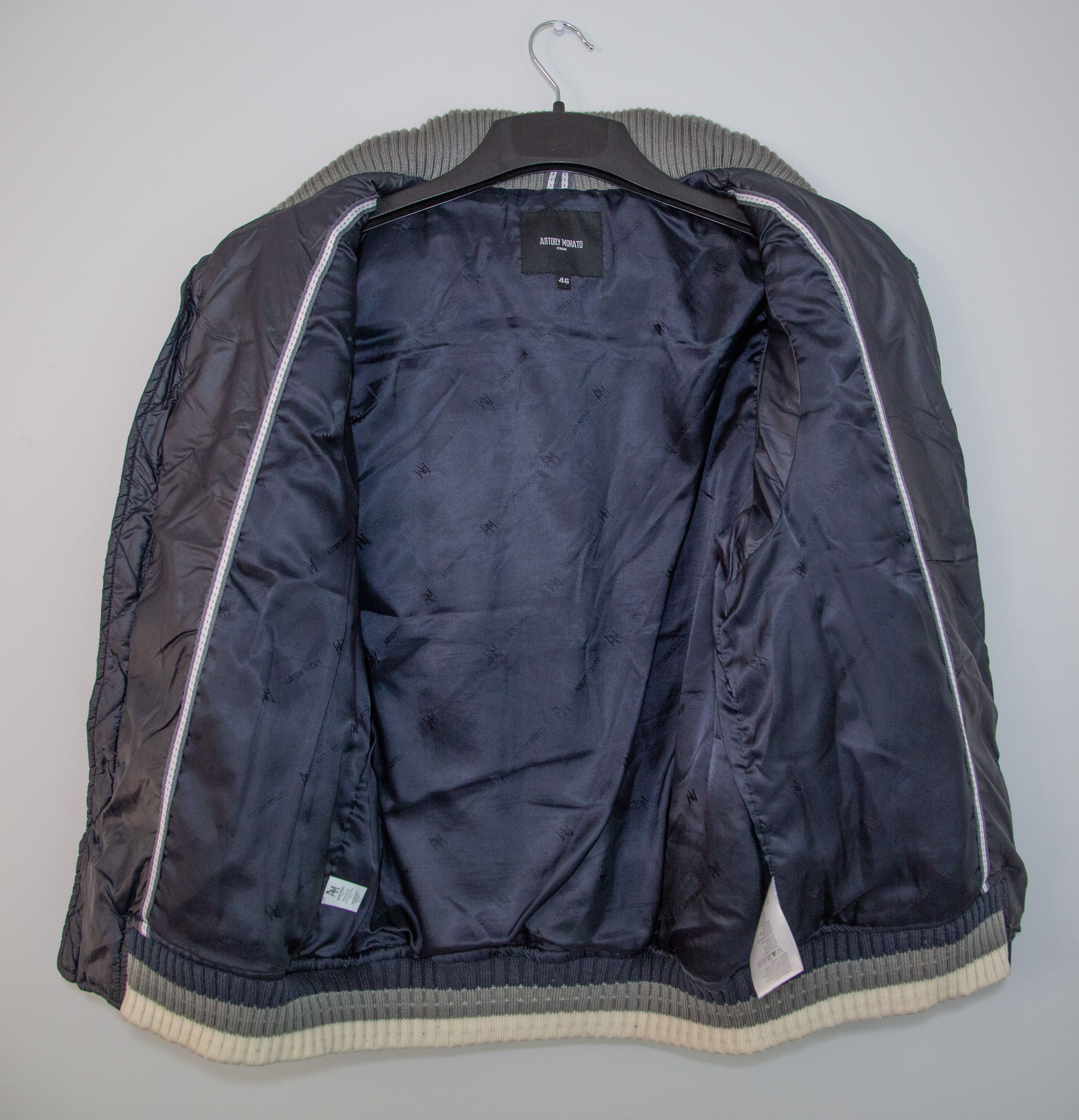 Antony Morato Antony Morato Italia Puffer Vest Mens 46 Navy Gray Full Zip Size US S / EU 44-46 / 1 - 3 Thumbnail