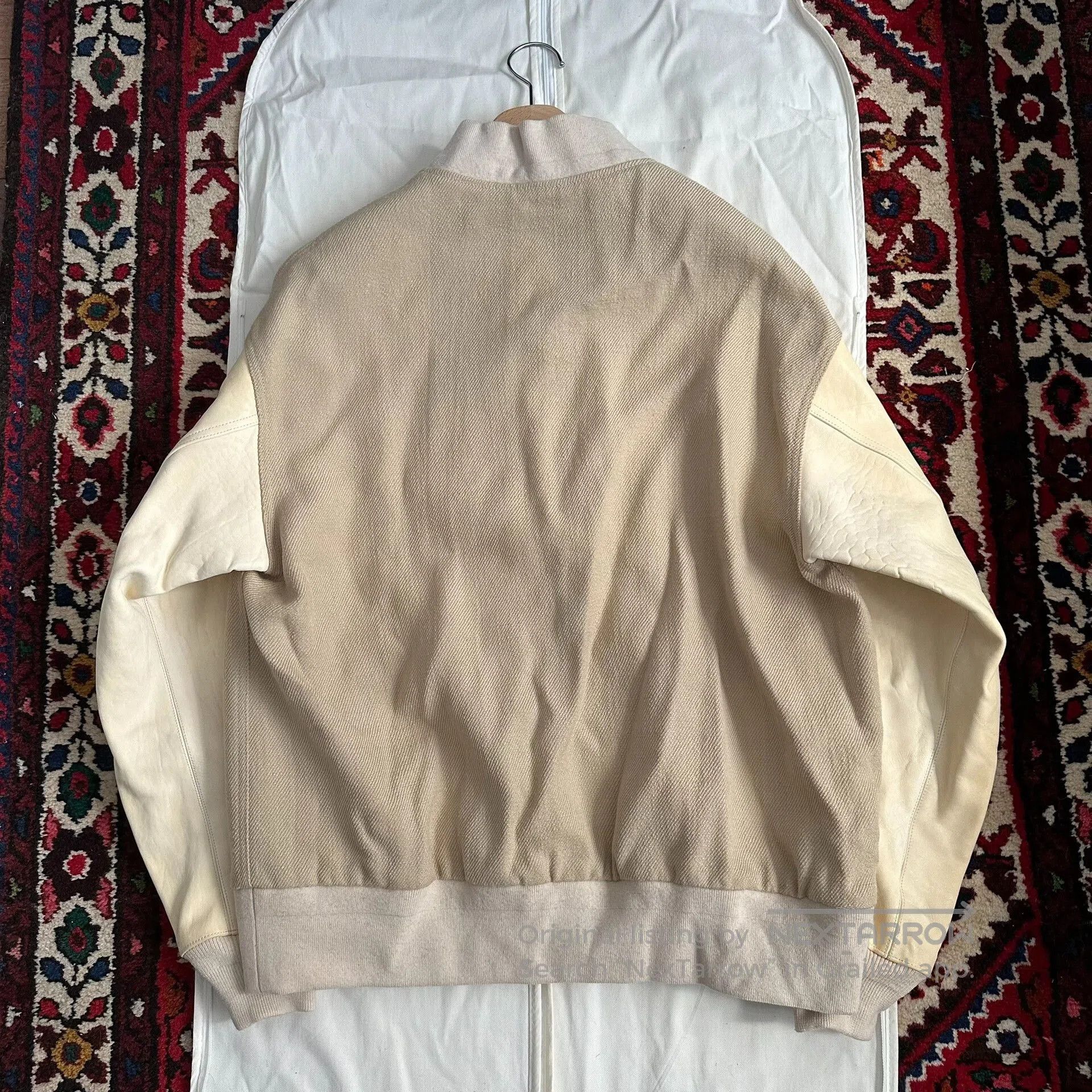 Visvim VISVIM Varsity Jacket in Beige. Size US XL / EU 56 / 4 - 2 Thumbnail