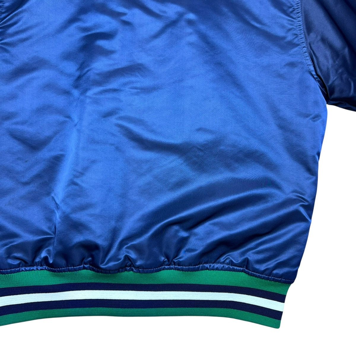 Starter Vintage 1980s NBA Denver Nuggets Starter Satin Bomber Jacket Size US M / EU 48-50 / 2 - 14 Thumbnail