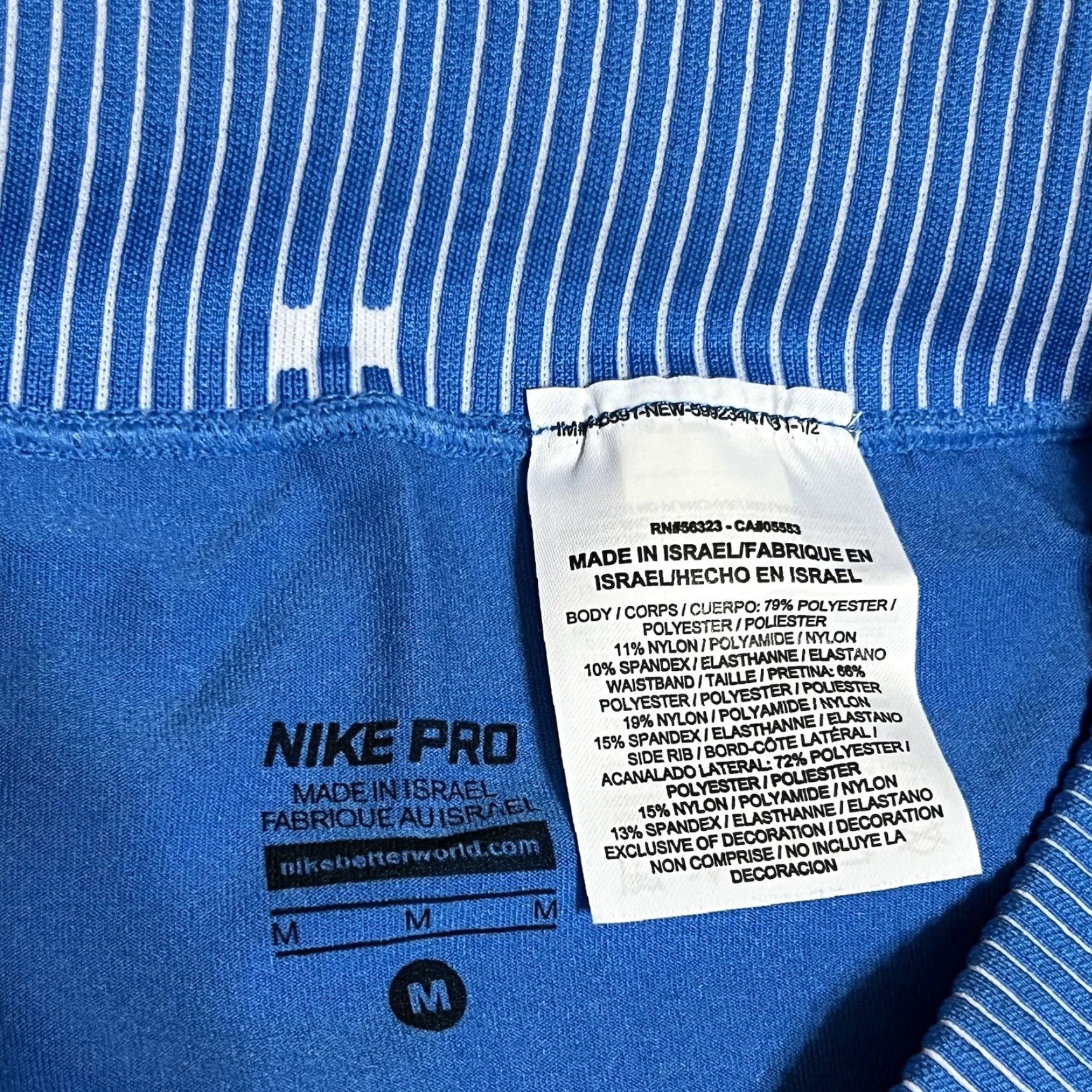 Nike Nike PRO Hyper COOL 3.0" Compression Shorts Womens M Blue Dri-Fit NWT Size 32" / US 10 / IT 46 - 6 Thumbnail