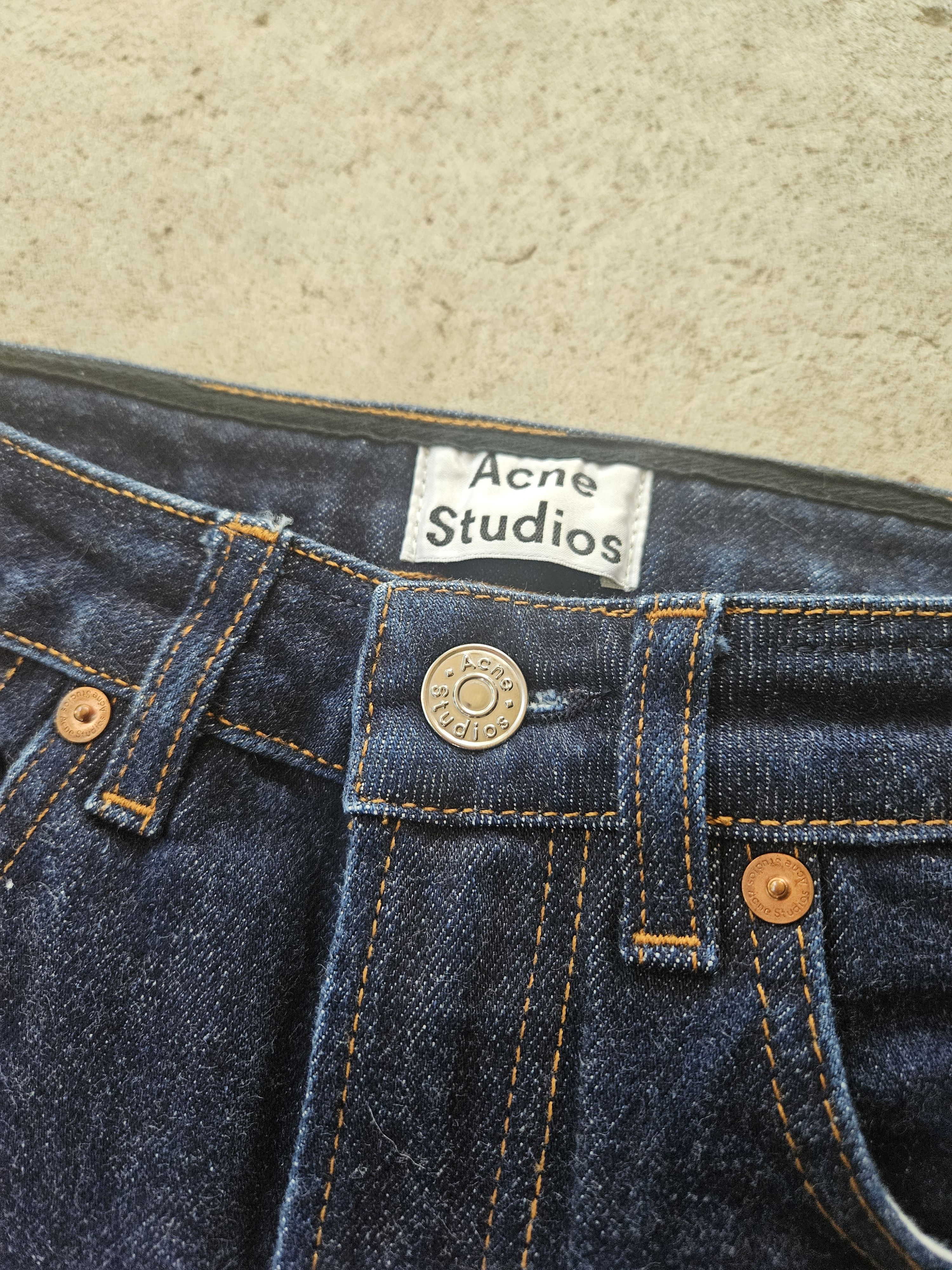 Acne Studios Patti One Blue Skinny Denim Jeans Size 26" / US 2 / IT 38 - 3 Thumbnail