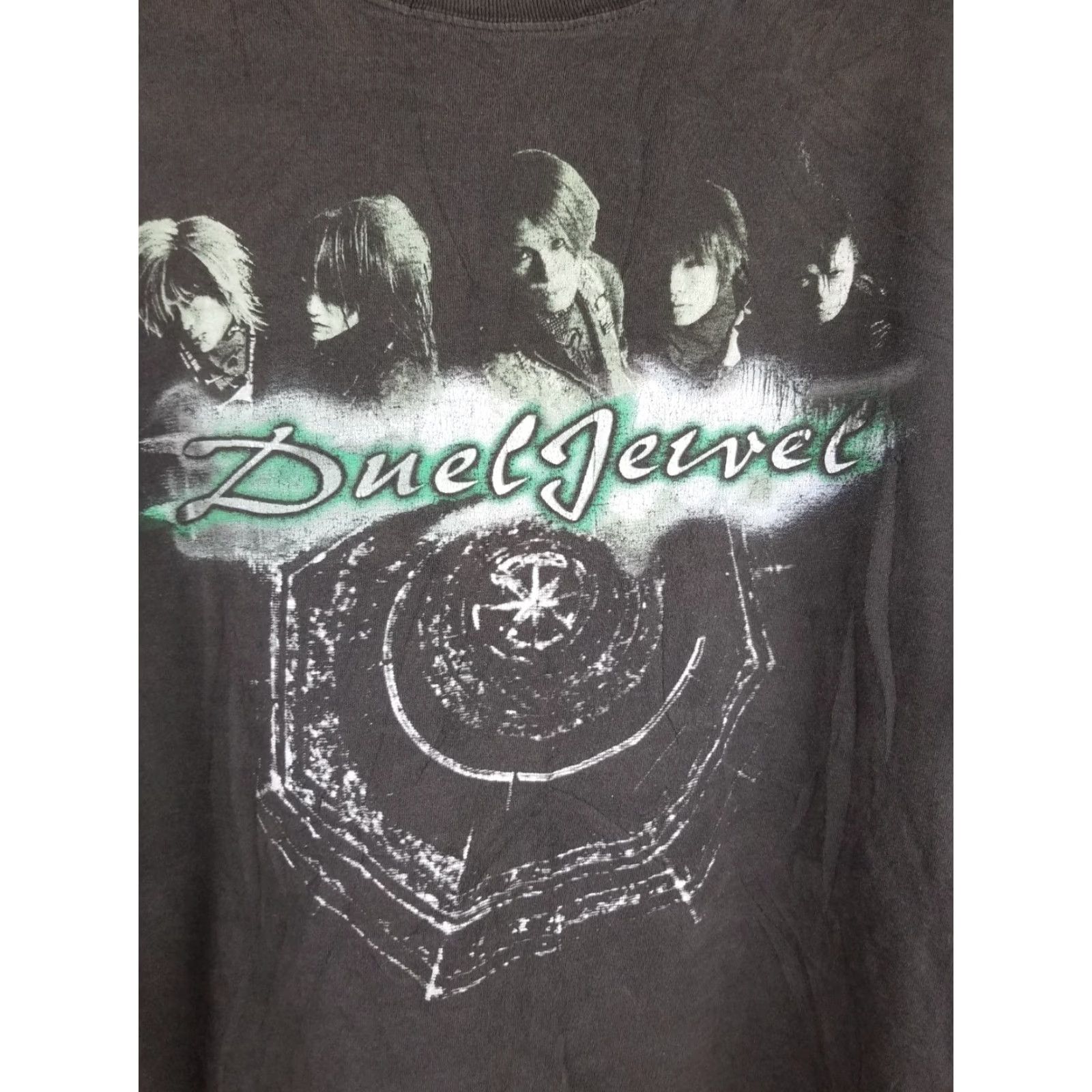 Vintage VINTAGE DUELJEWEL JAPANESSE HEAVY METAL ROCK BAND TOUR T-SHIRT SZ XXLARGE Shirt Mens 2XL Black Cotton Crew Neck Short Sleeve Logo Pattern Solid Size US XXL / EU 58 / 5 - 2 Thumbnail