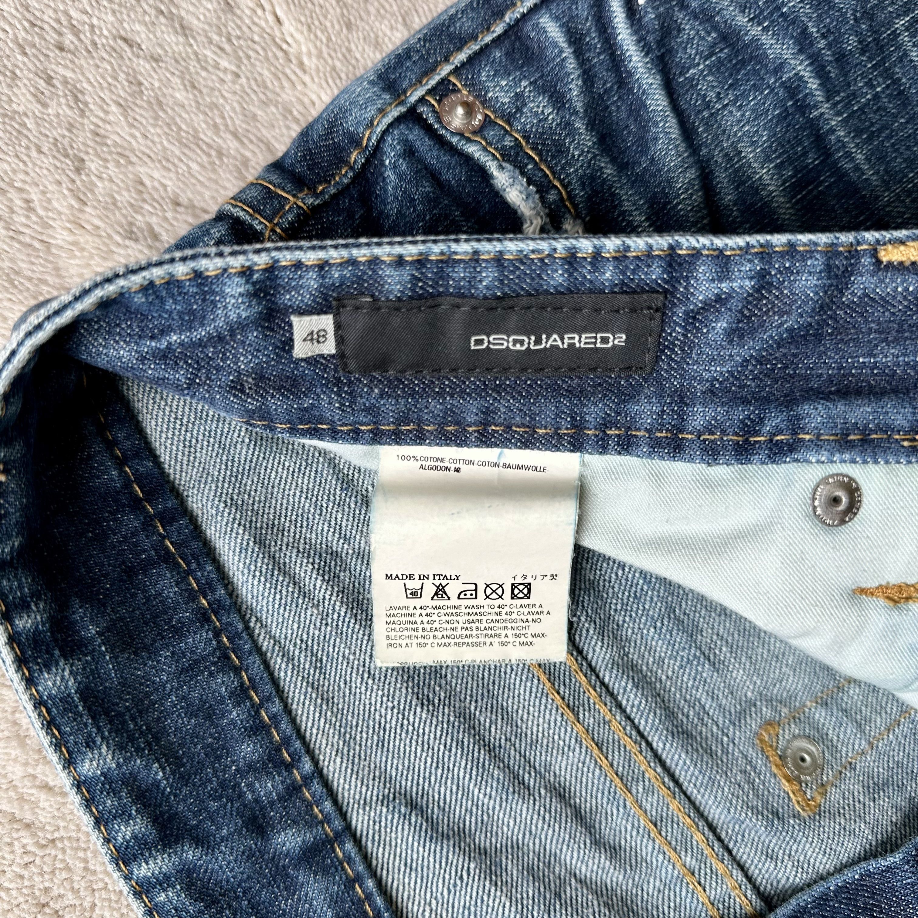 Dsquared2 DSQUARED2 Selvedge Denim LOGO Jean SHORTS Sz 48 EUR | 32 US Size US 32 / EU 48 - 11 Thumbnail