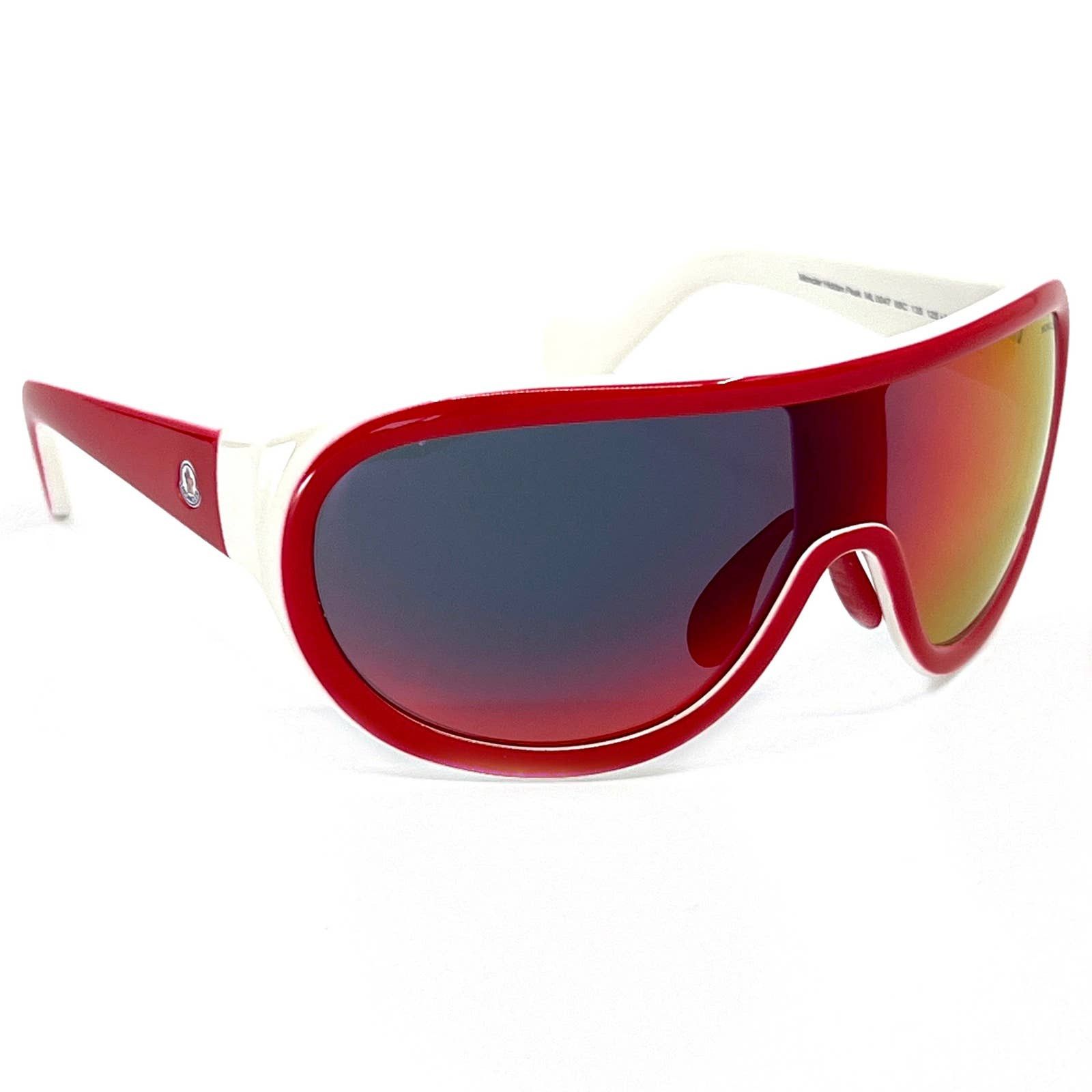 New! MONCLER Lunettes Ski Goggles ML0130/S 02C, Authentic