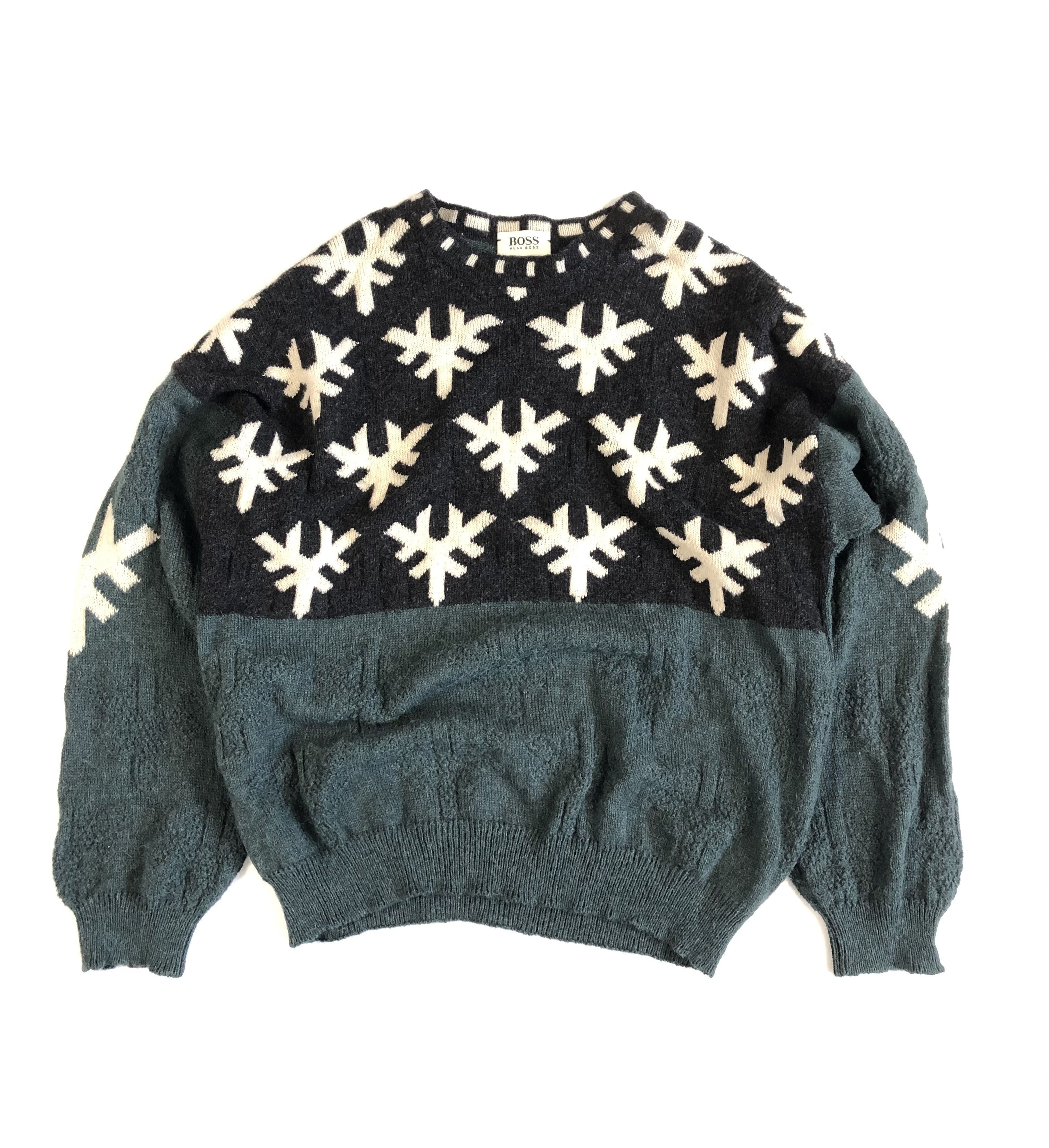 Hugo Boss Alpaca Wool Blended Vintage Sweater