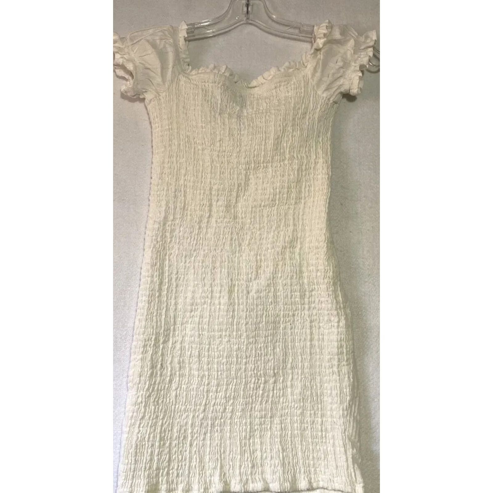 Vintage Polly Peasant Top Tank Womens Regular 2 White Long Sleeve Round Neck Casual Polyester Peasant All Seasons Mens/Womens Size XS / US 0-2 / IT 36-38 - 2 Thumbnail