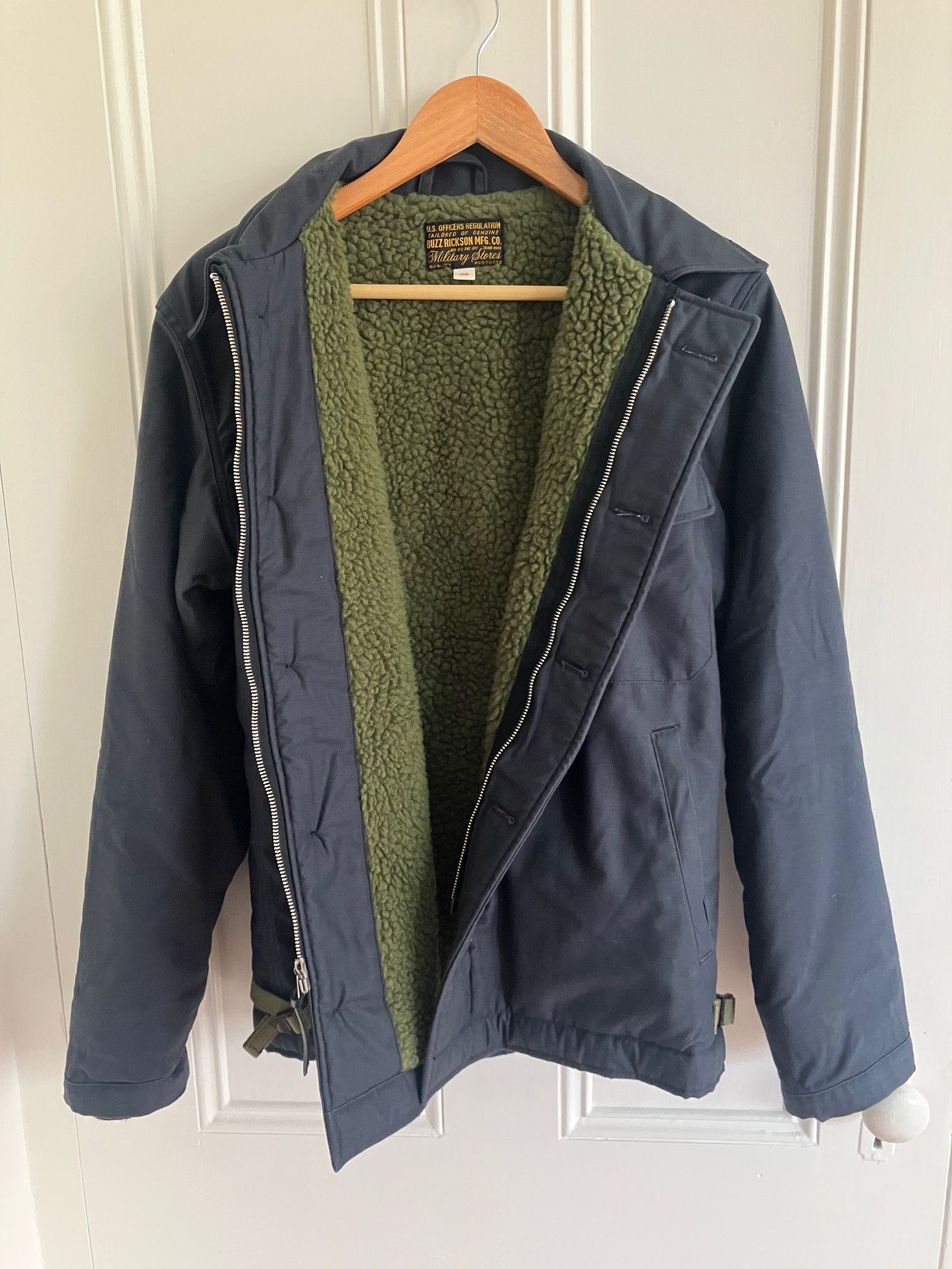 Buzz Rickson's Buzz Rickson's A-2 Deck Jacket, Navy, Size 38 Size US M / EU 48-50 / 2 - 5 Thumbnail