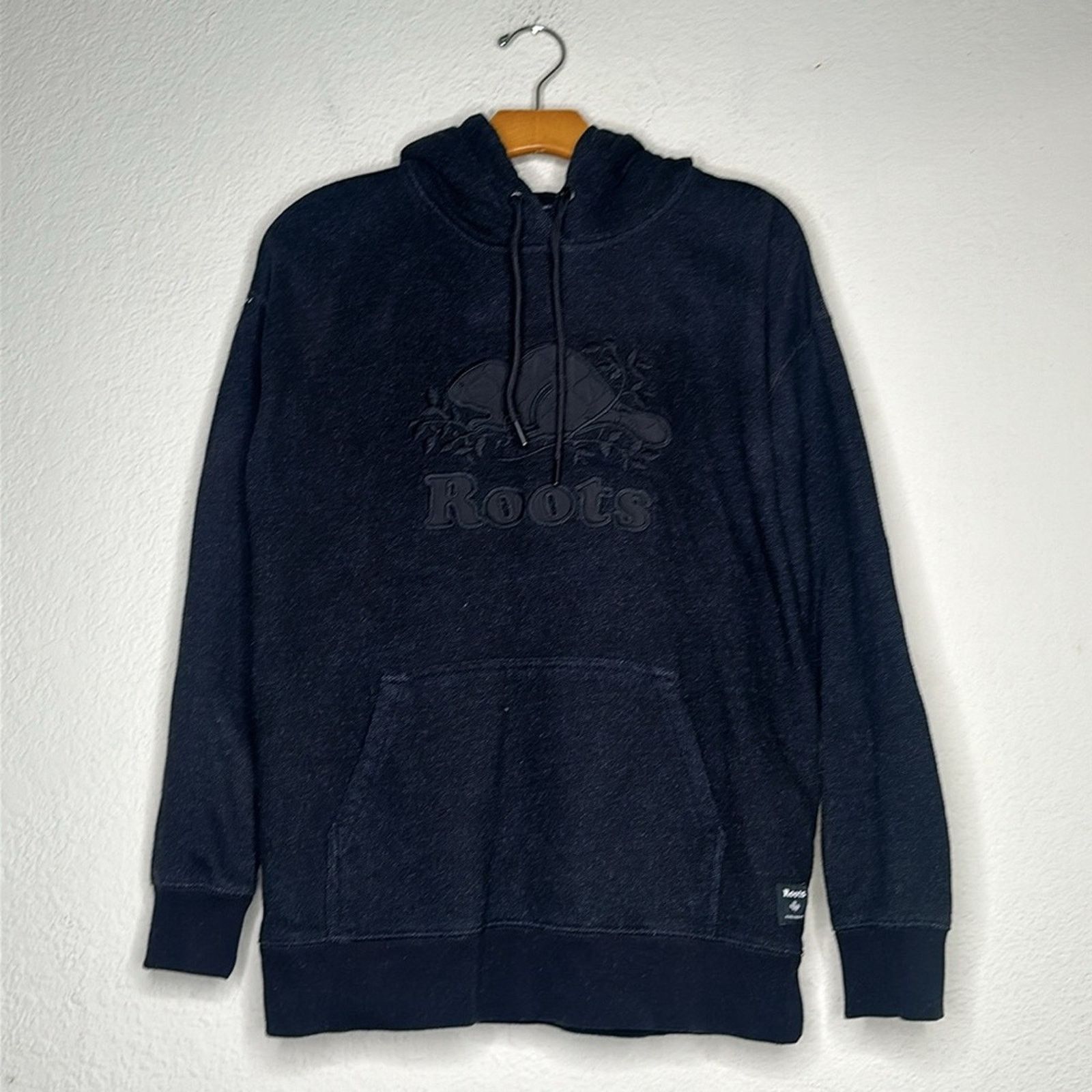 Roots Roots Organic Original Kanga Hoodie in Black Pepper Size XS Size US XS / EU 42 / 0 - 6 Thumbnail