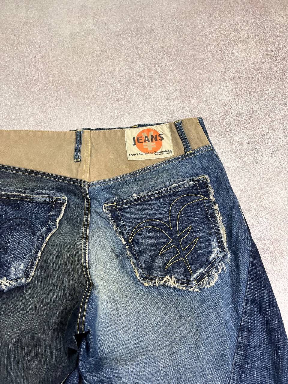 Japanese Brand × Michiko Koshino × Vintage VINTAGE MICHIKO KOSHINO YEN JEANS AVANTGARDE JAPANESE PANTS Size US 32 / EU 48 - 14 Thumbnail