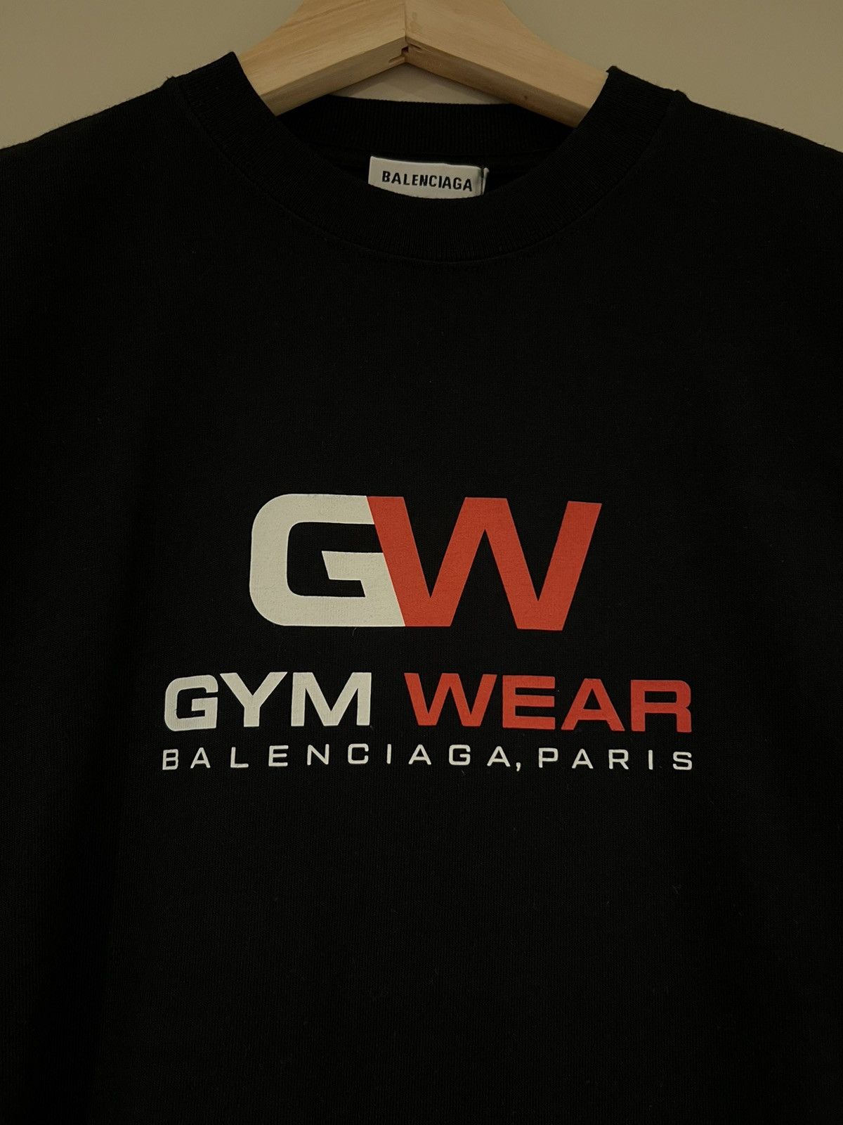 Balenciaga Balenciaga Fitted Gymwear Tee Size US S / EU 44-46 / 1 - 2 Thumbnail