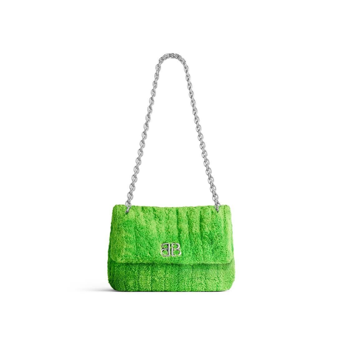Balenciaga o1mt1gz0125 Size: OS / Monaco Mini Bag Quilted Towel Fabric Size ONE SIZE - 1 Thumbnail