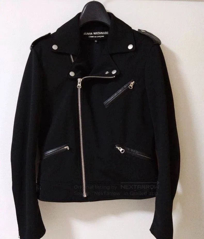 Junya Watanabe JUNYA WATANABE Black Leather Jacket Size US XS / EU 42 / 0 - 1 Thumbnail