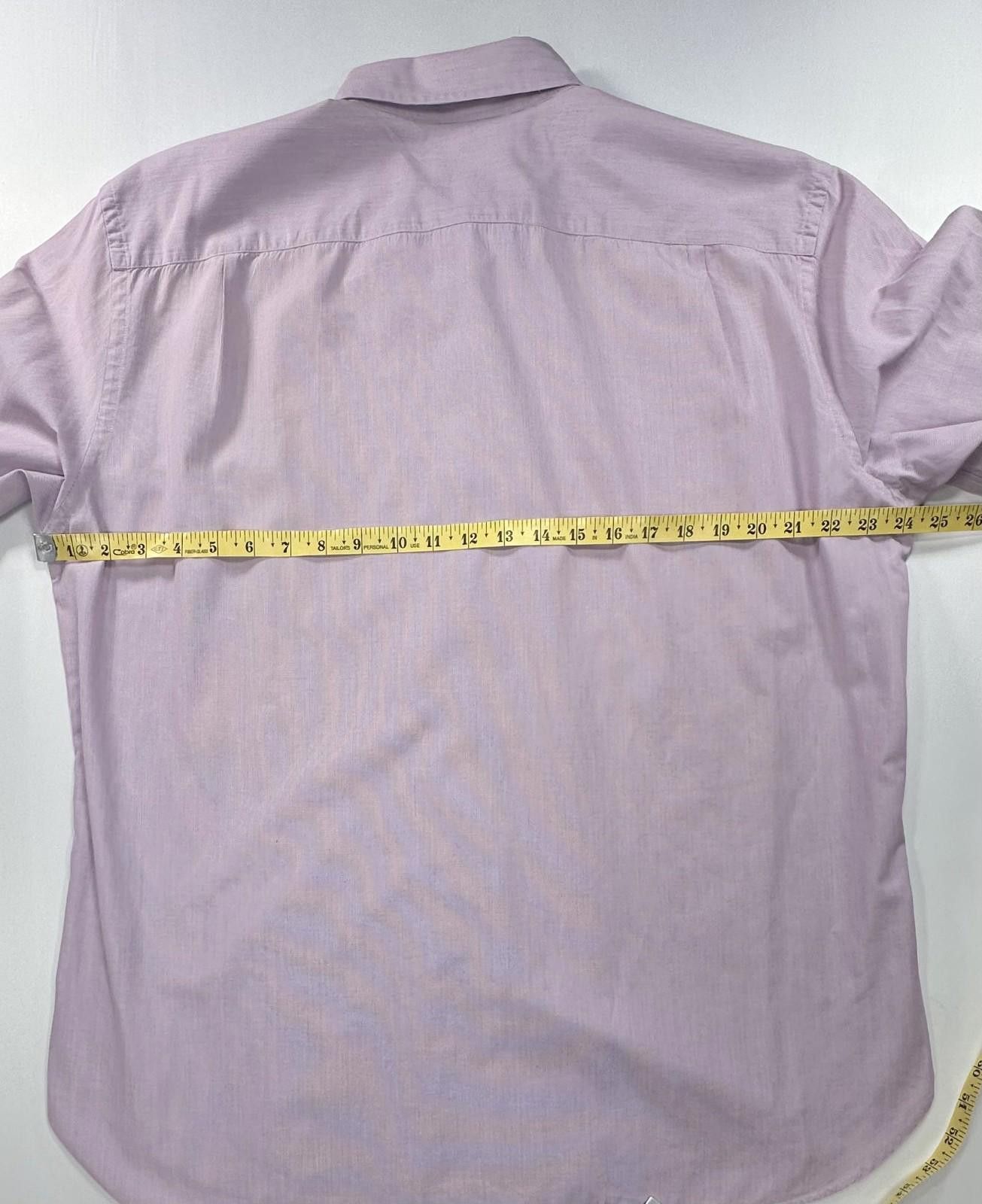 J.Crew J Crew 2-Ply Cotton Button Up Shirt Mens Purple XL 17-17.5 Size US XL / EU 56 / 4 - 7 Thumbnail